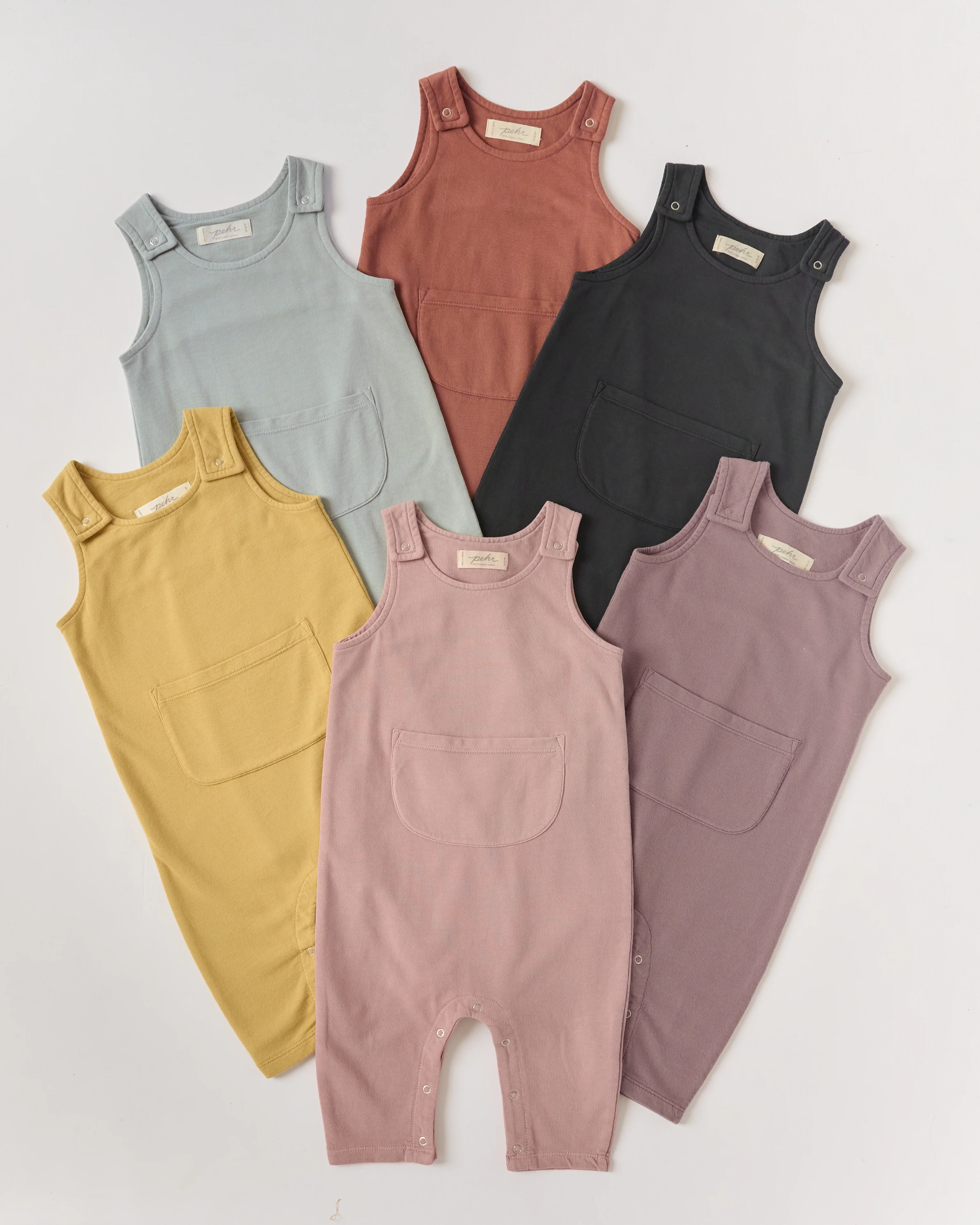 French Terry Overalls - Soft Peony - Image 7