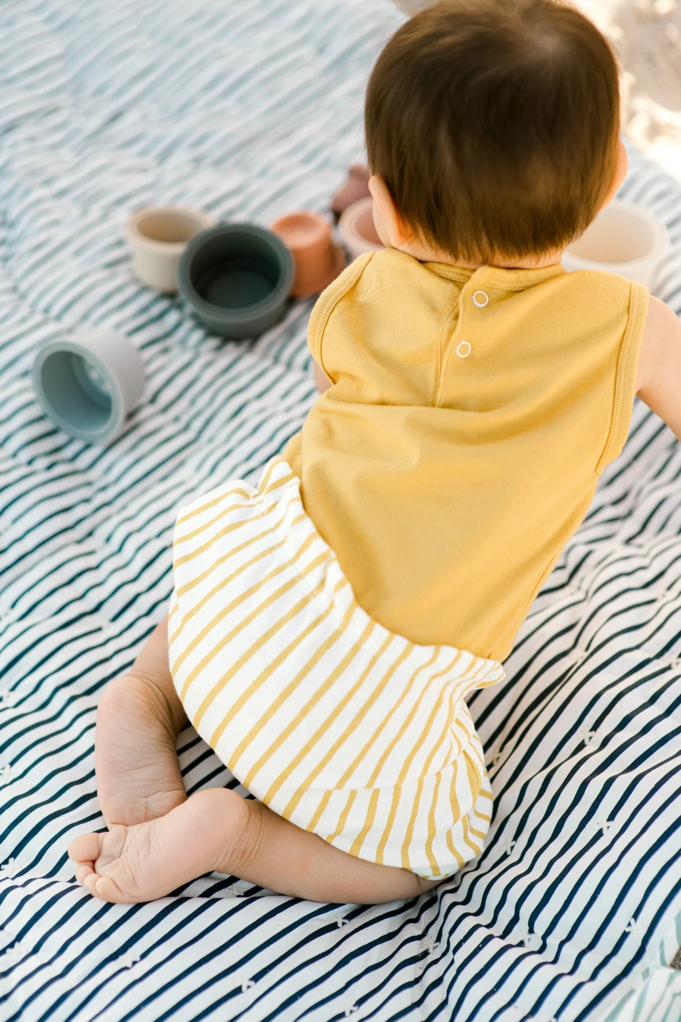 Bloomer Short - Stripes Away Marigold - Image 3