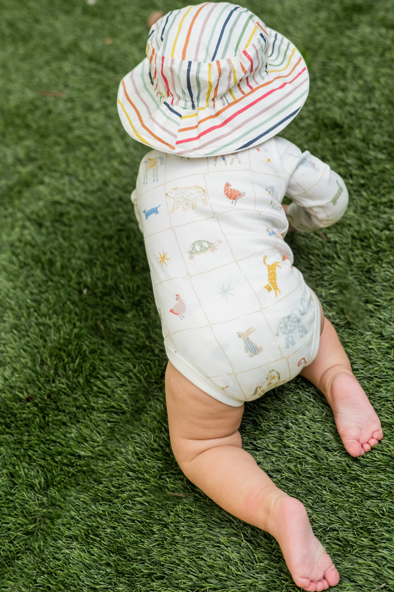 Bucket Hat - Stripes Away Rainbow - Image 3