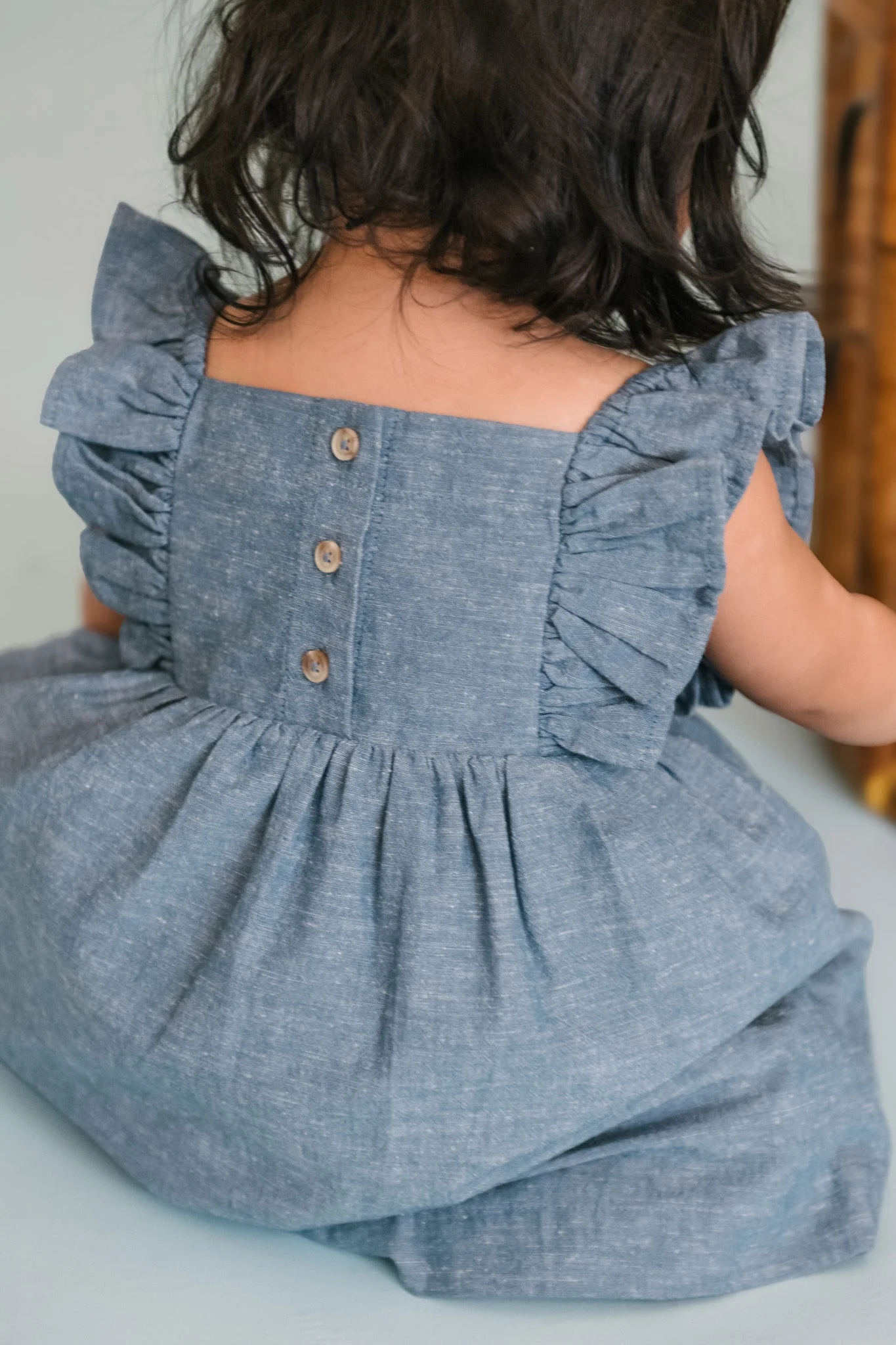 Chambray Dress - Chambray - Image 3
