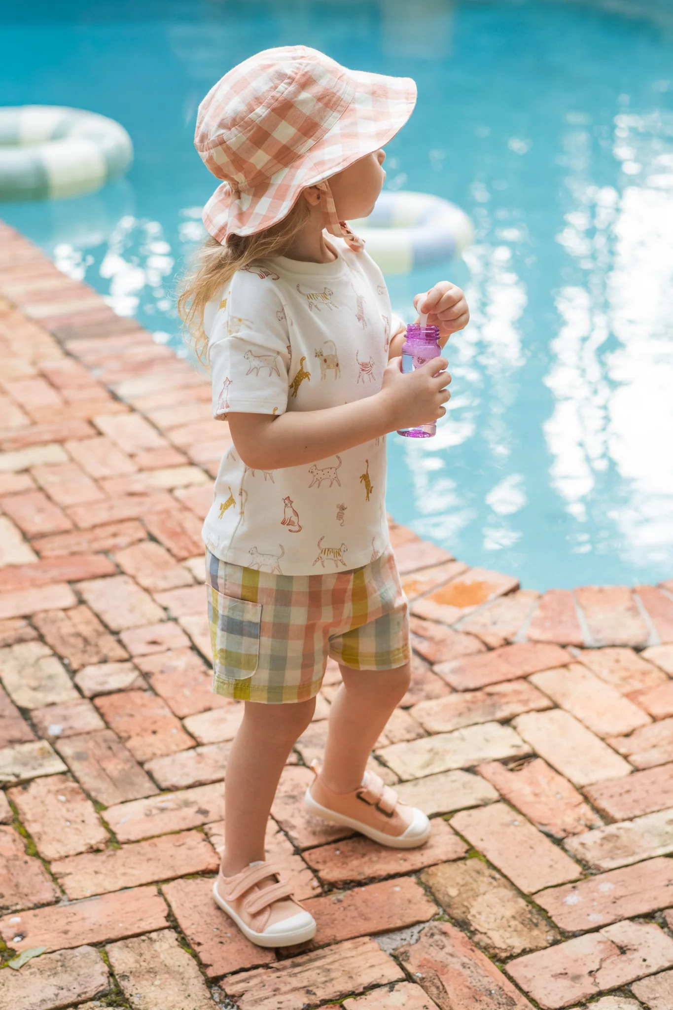 Checkmate Bucket Hat - Melon - Image 3