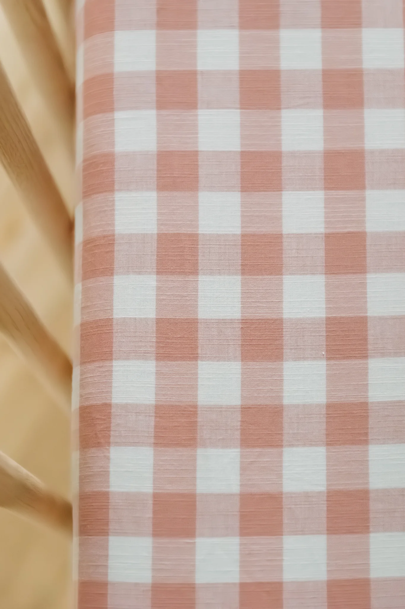 Checkmate Crib Sheet - Melon - Image 4