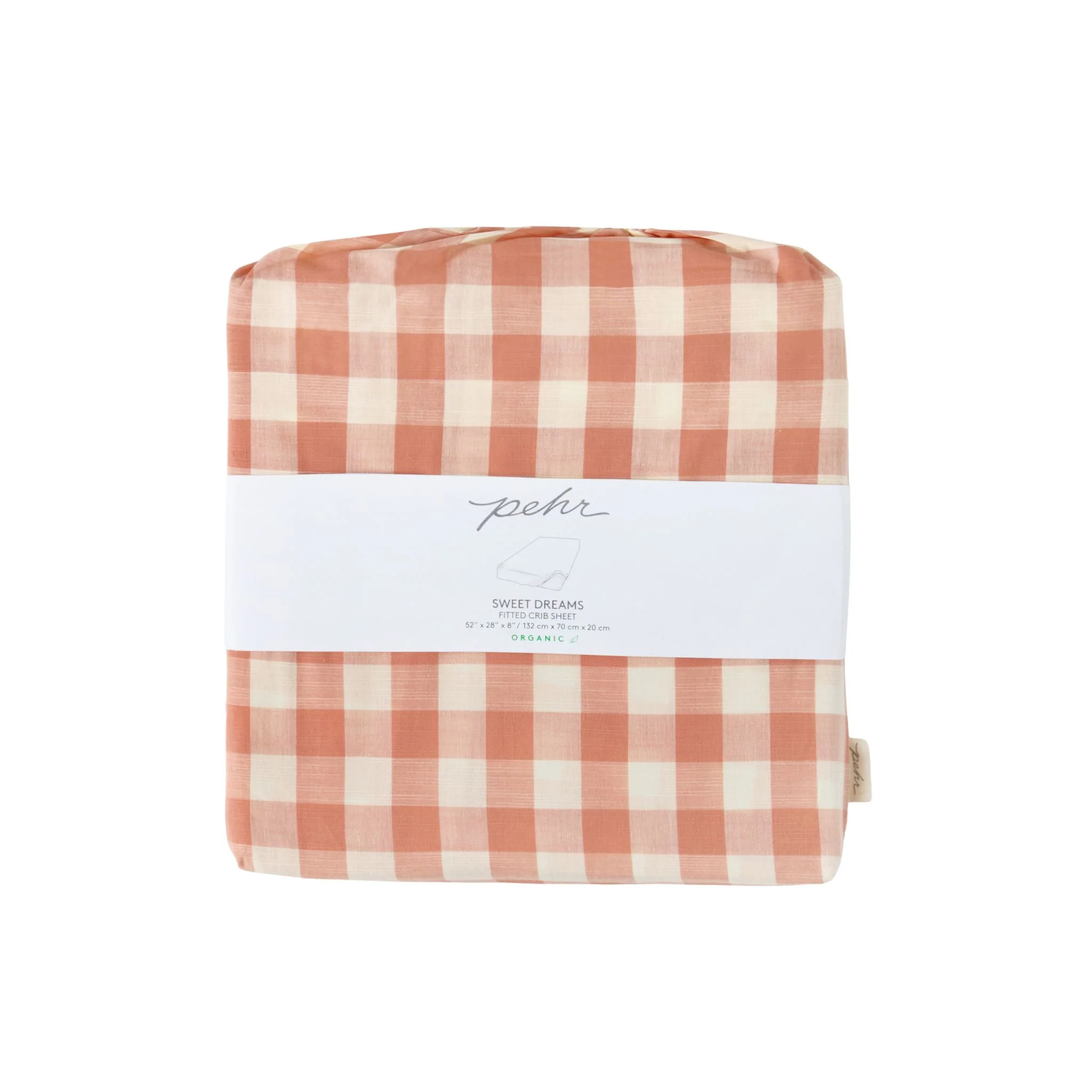 Checkmate Crib Sheet - Melon - Image 6