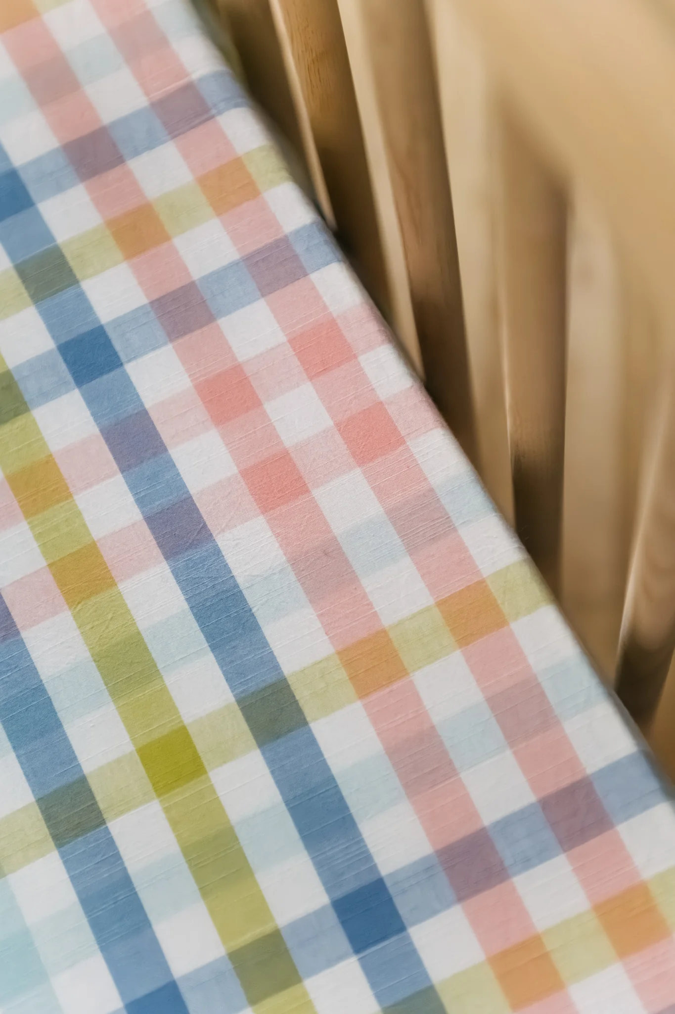Checkmate Crib Sheet - Picnic - Image 4