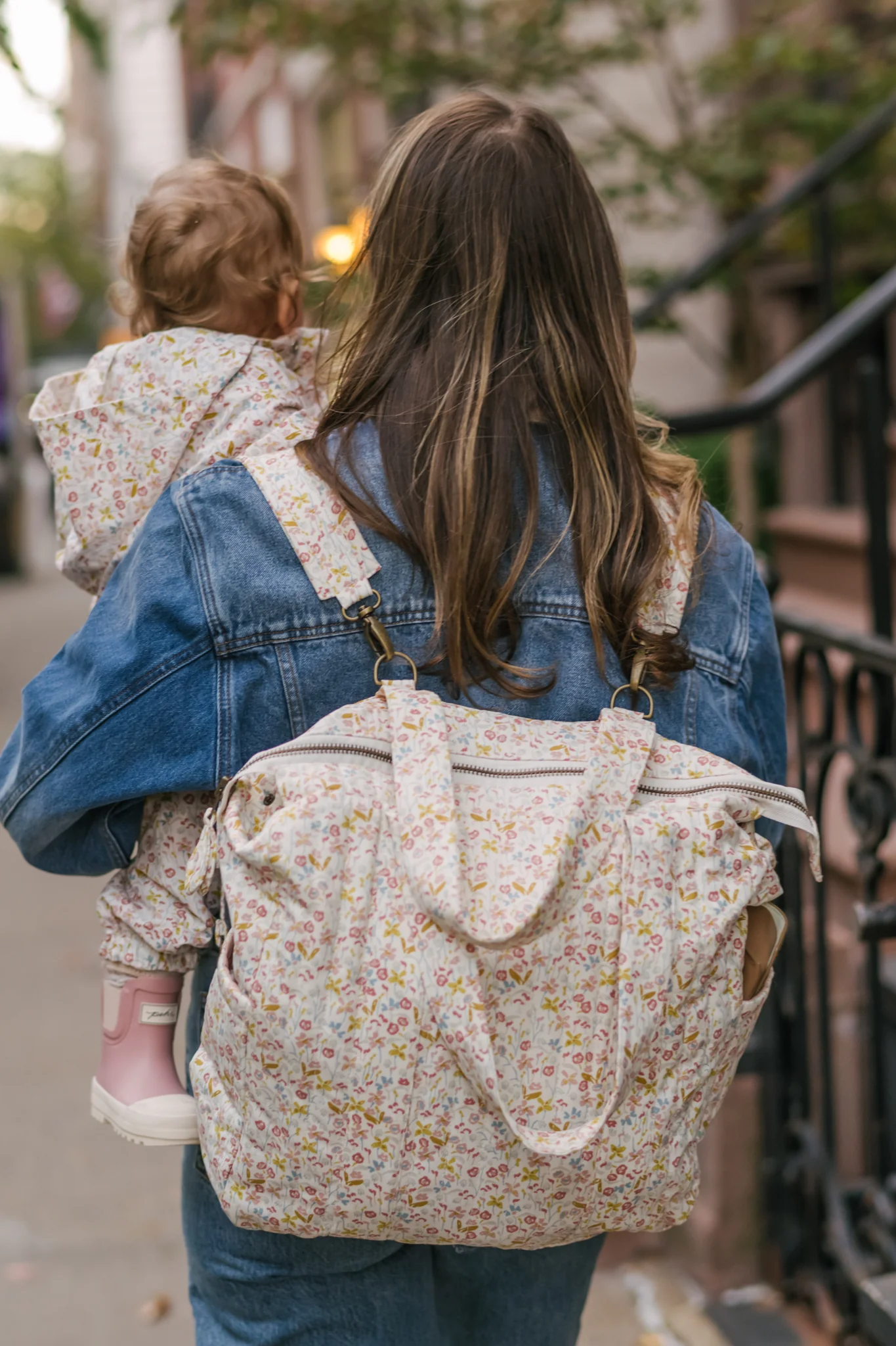 Convertible Diaper Bag - Floret - Image 6