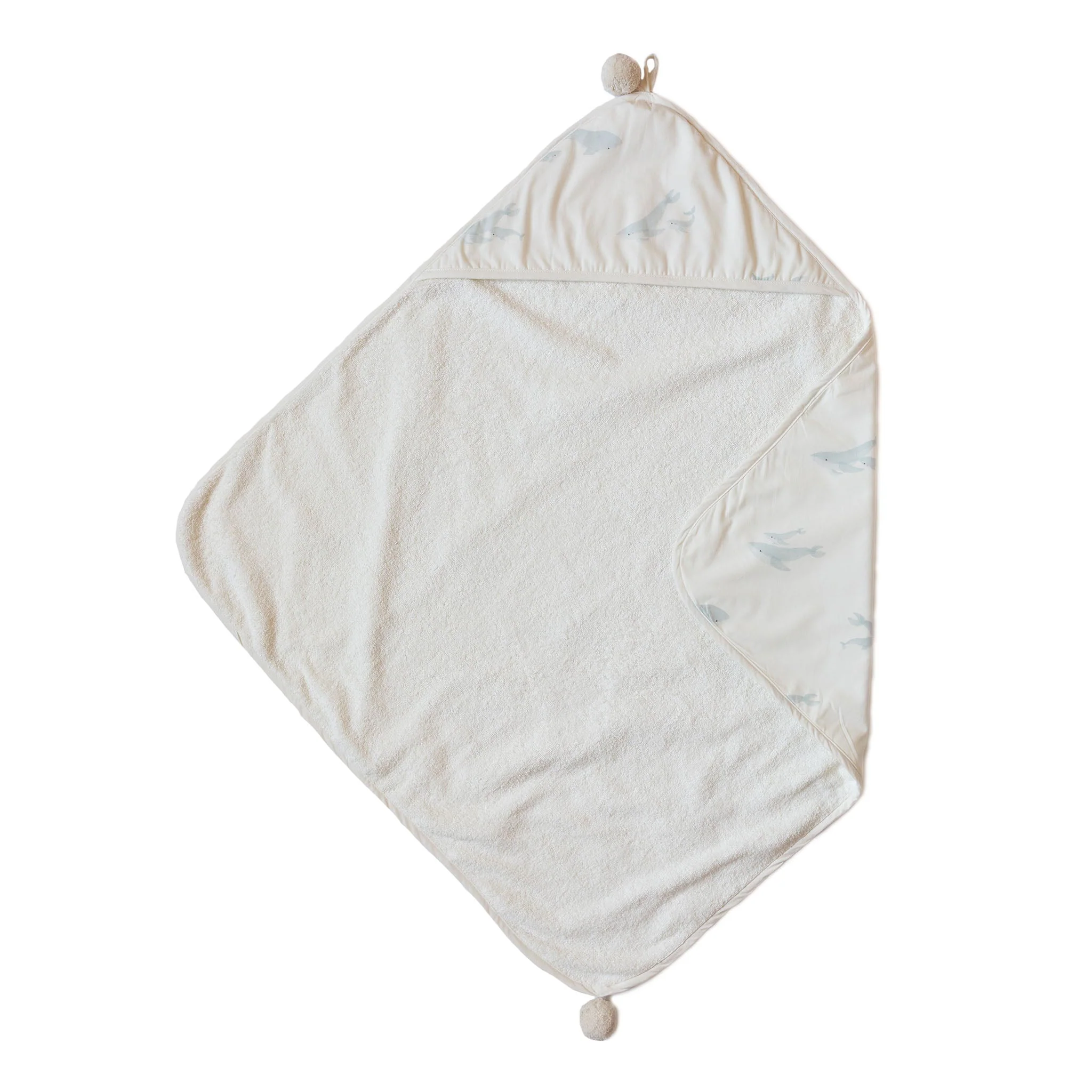 Follow Me Hooded Towel - Follow Me Whale - Image 2