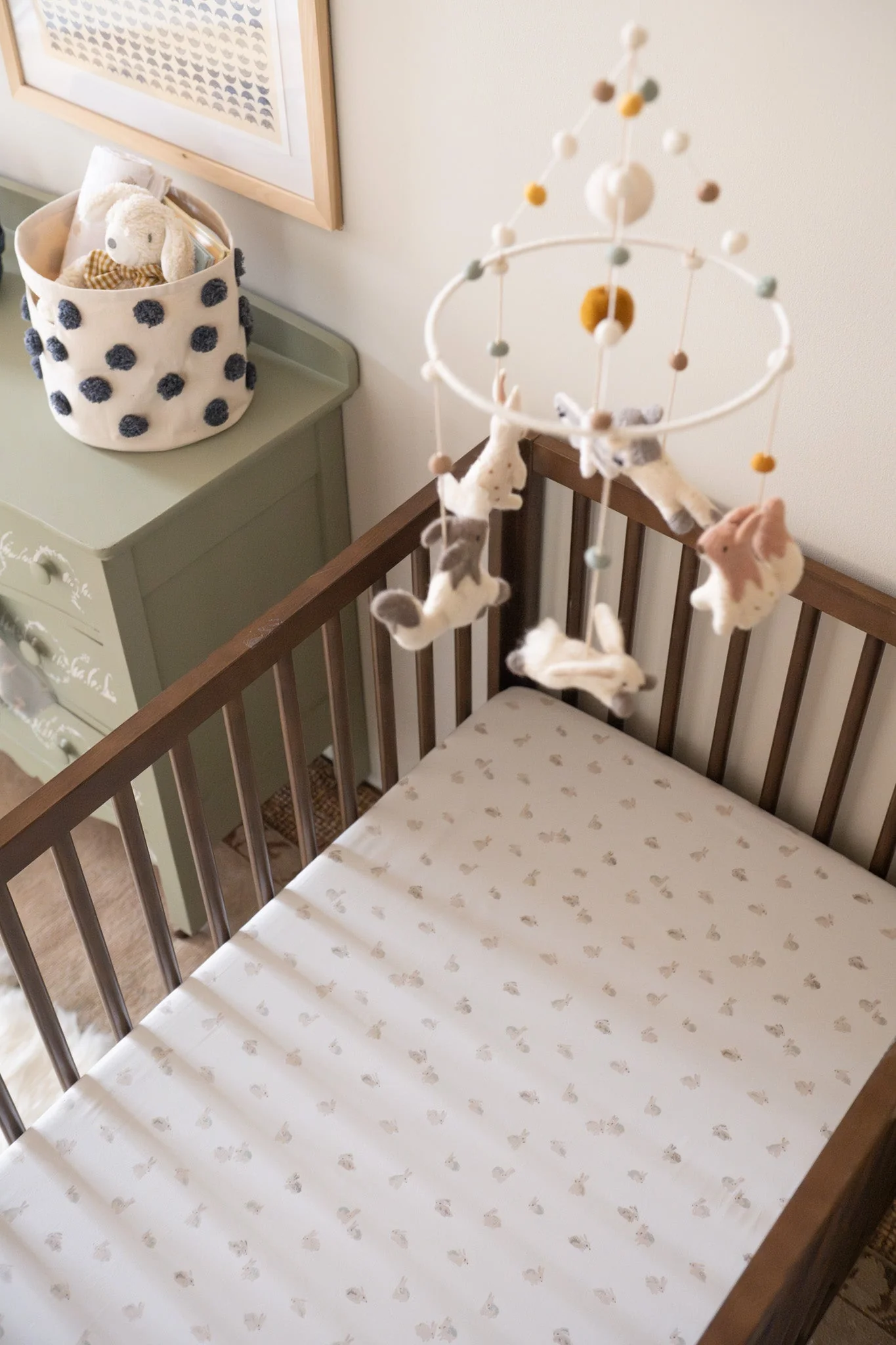 Crib Sheet - Hoppy Bunny - Image 3