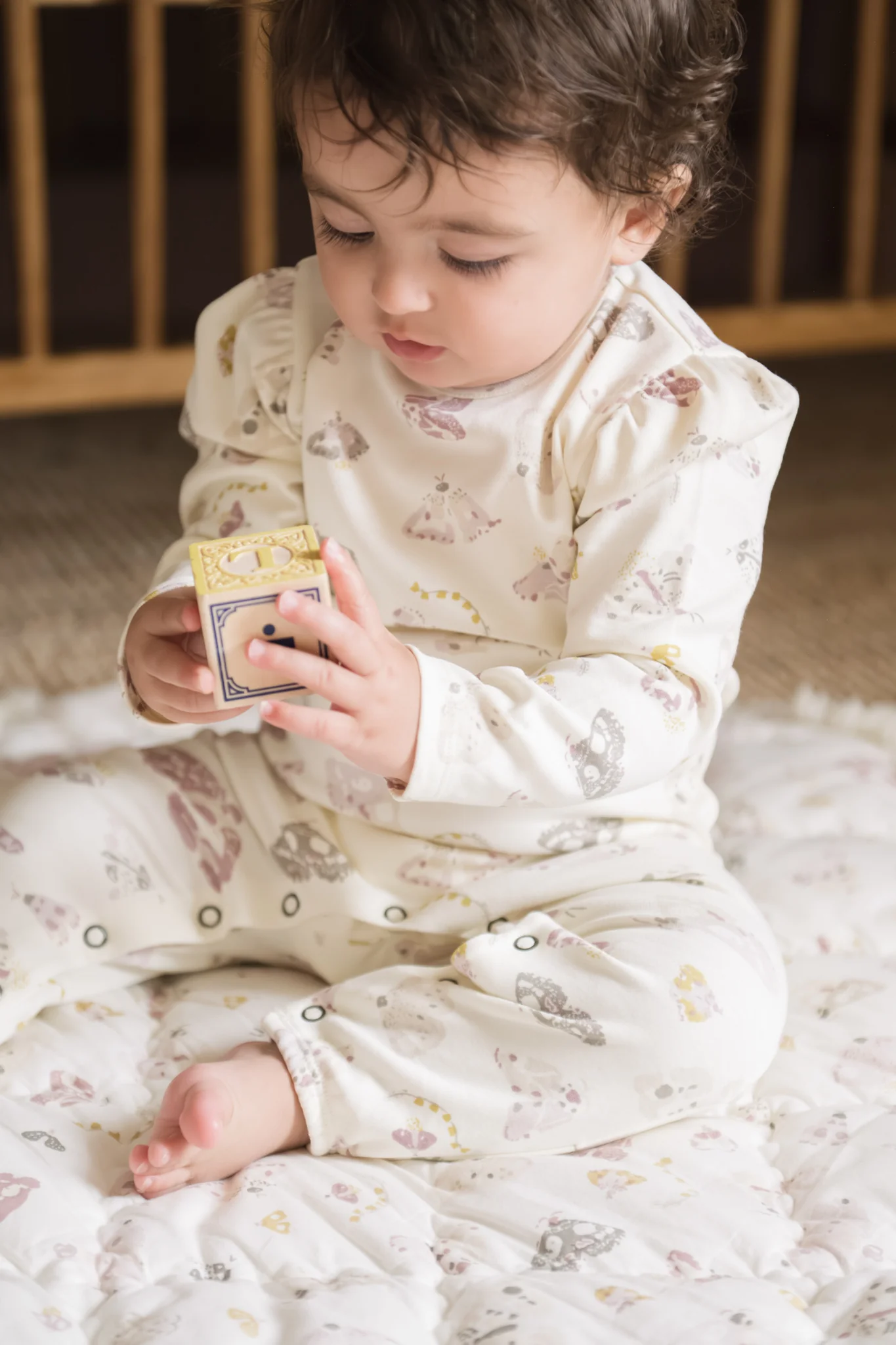 Puff Sleeve Romper - Daydreamer - Image 2