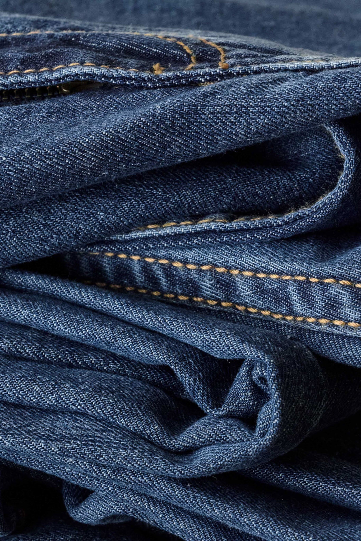 Denim Pull Up Jean - Vintage Wash - Image 5