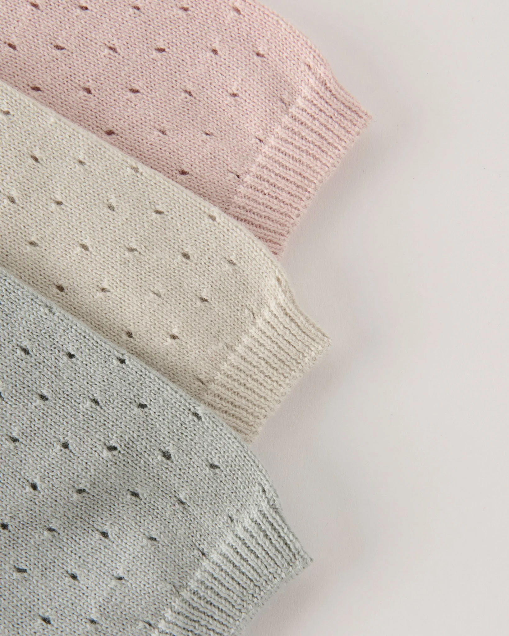 Pointelle Knit Sweater - Soft Peony - Image 5