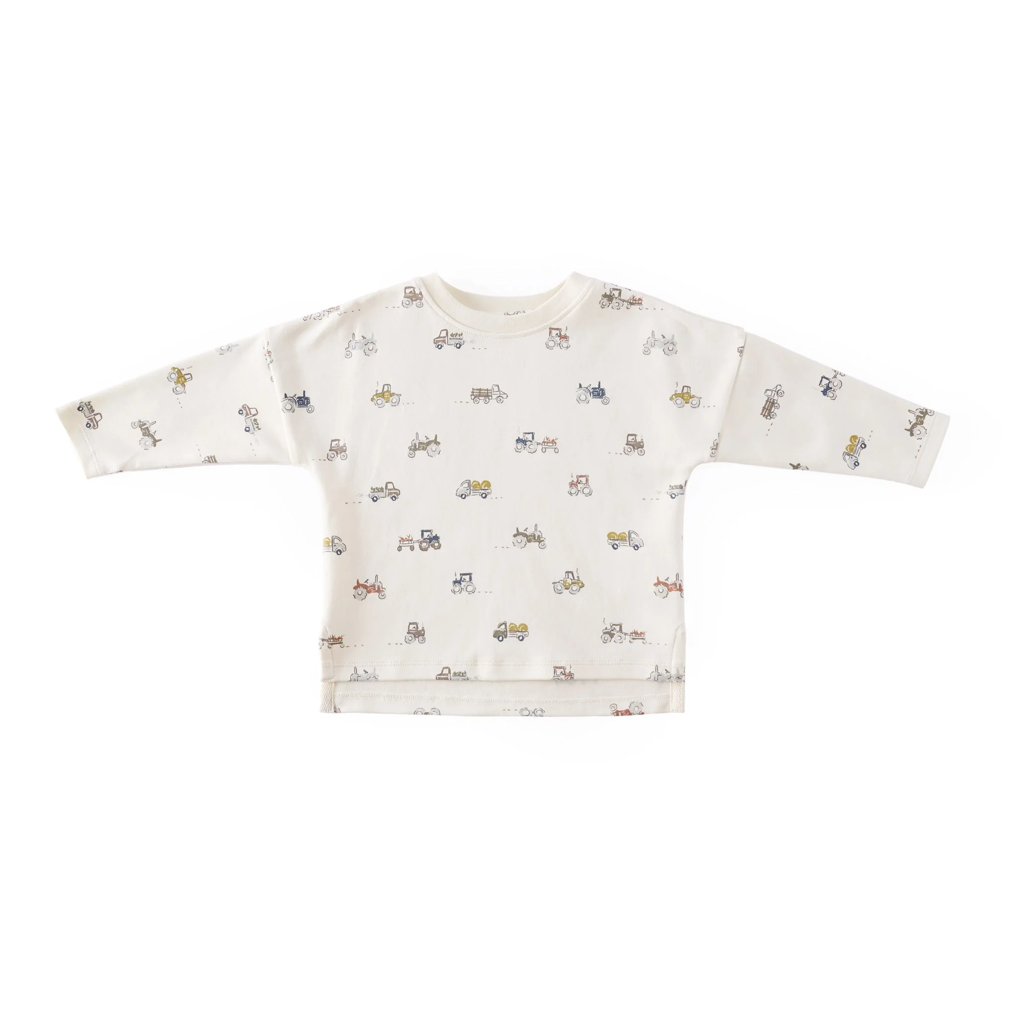 Dropped Shoulder Long Sleeve Top - Field Work