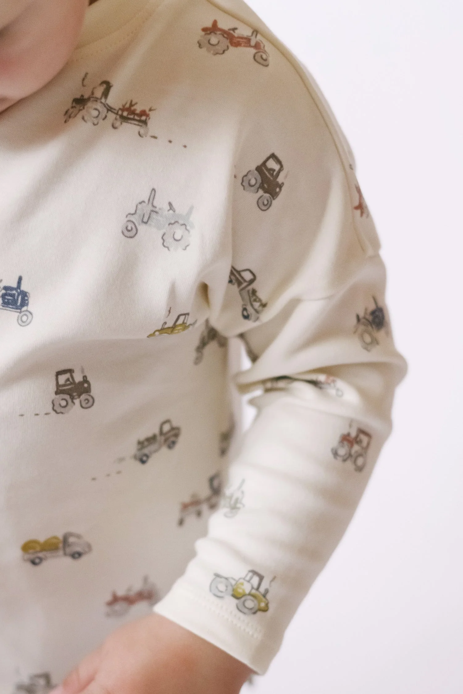 Dropped Shoulder Long Sleeve Top - Field Work - Image 2