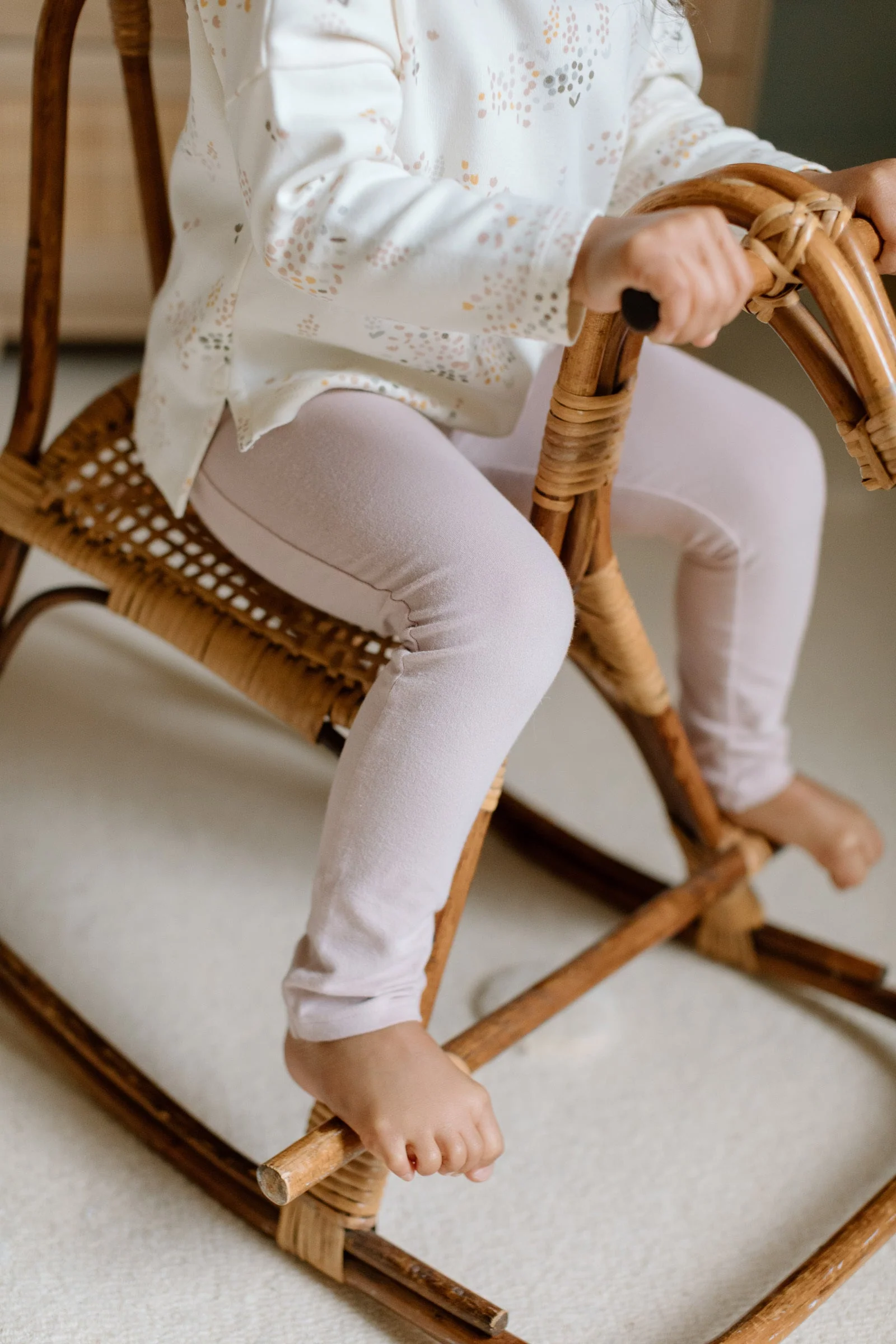 Dropped Shoulder Long Sleeve Top - Flower Patch - Image 5