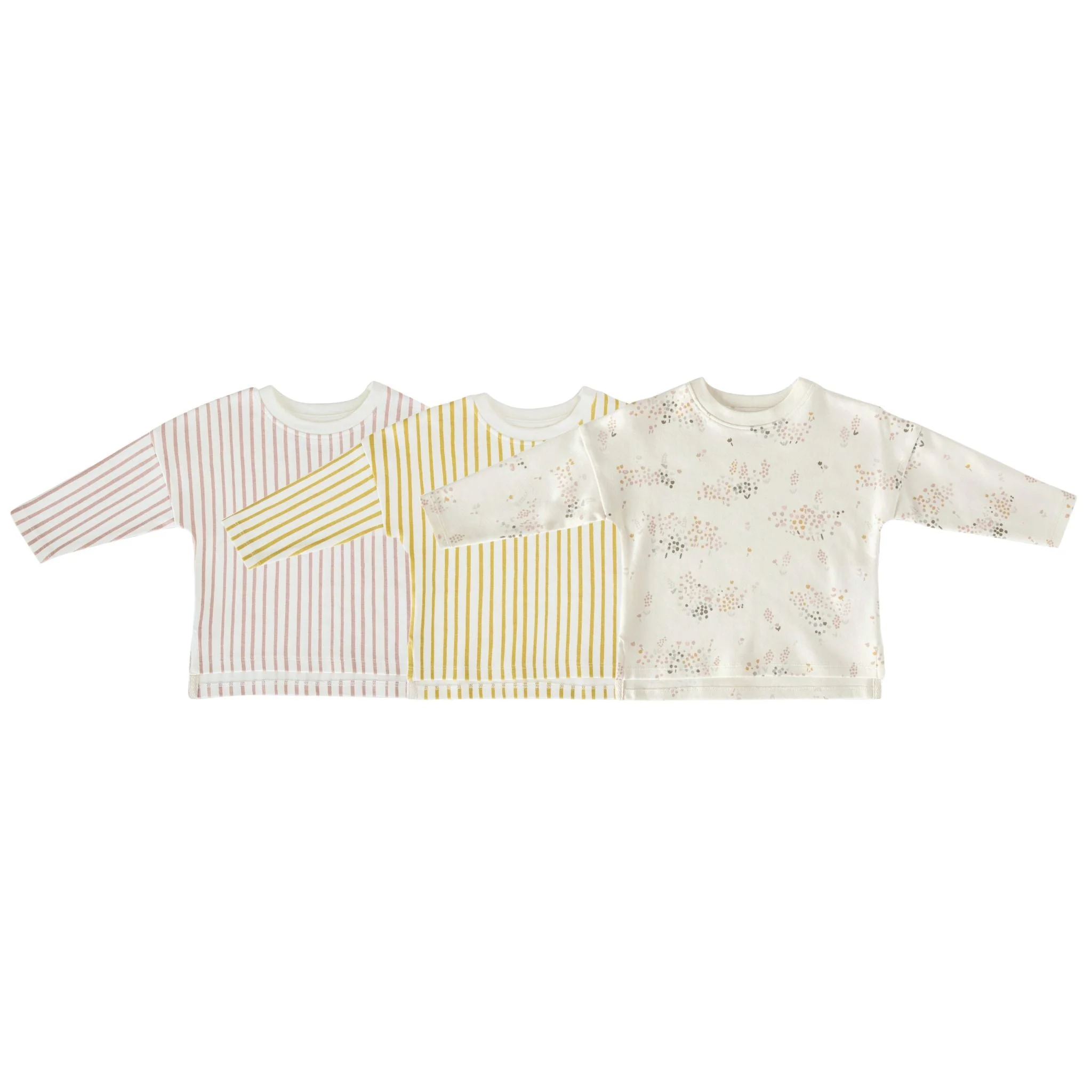 Dropped Shoulder Long Sleeve Top 3-Pack - For Her