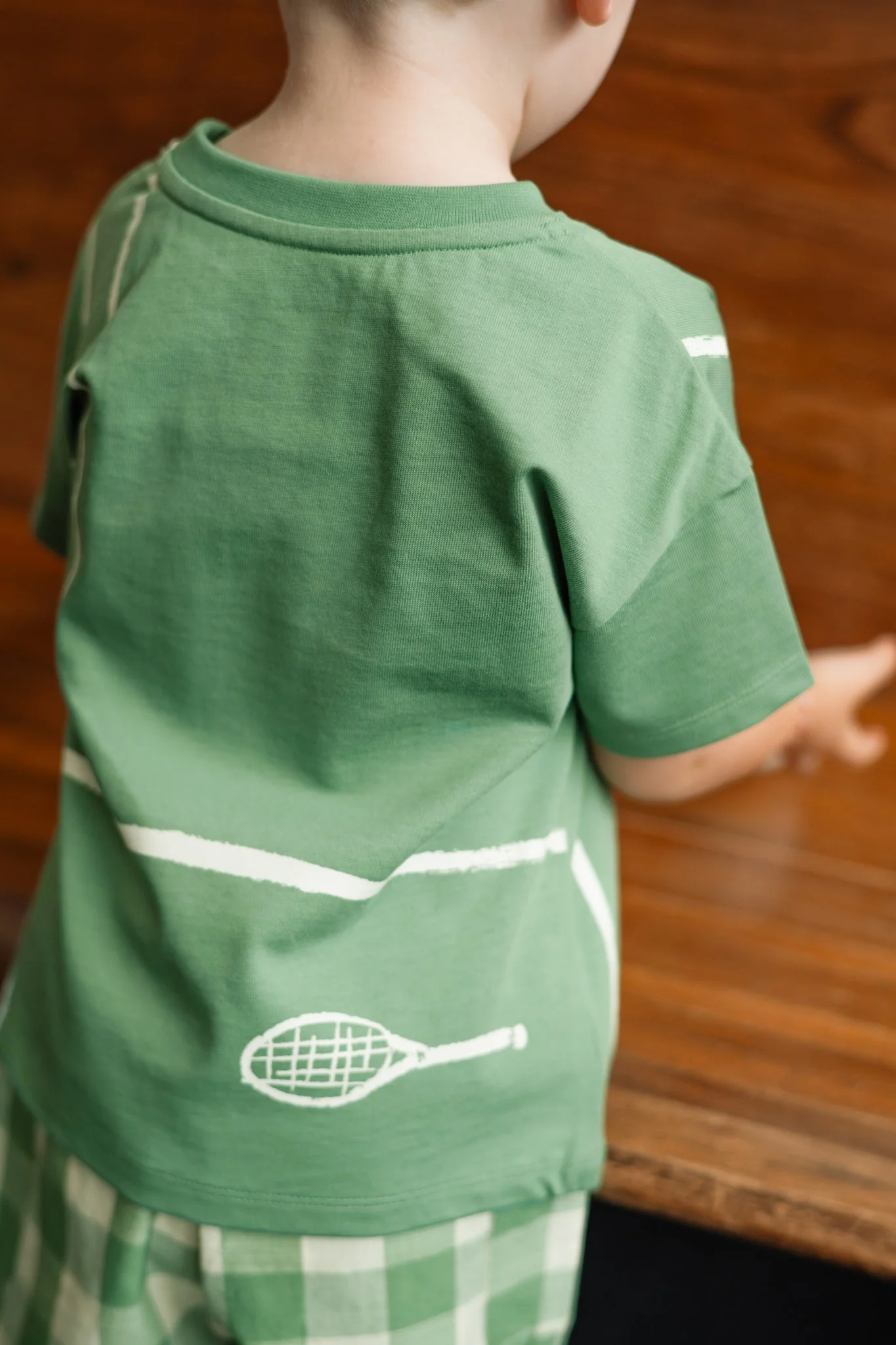 Tennis Dropped Shoulder T-Shirt- Match Point - Image 3