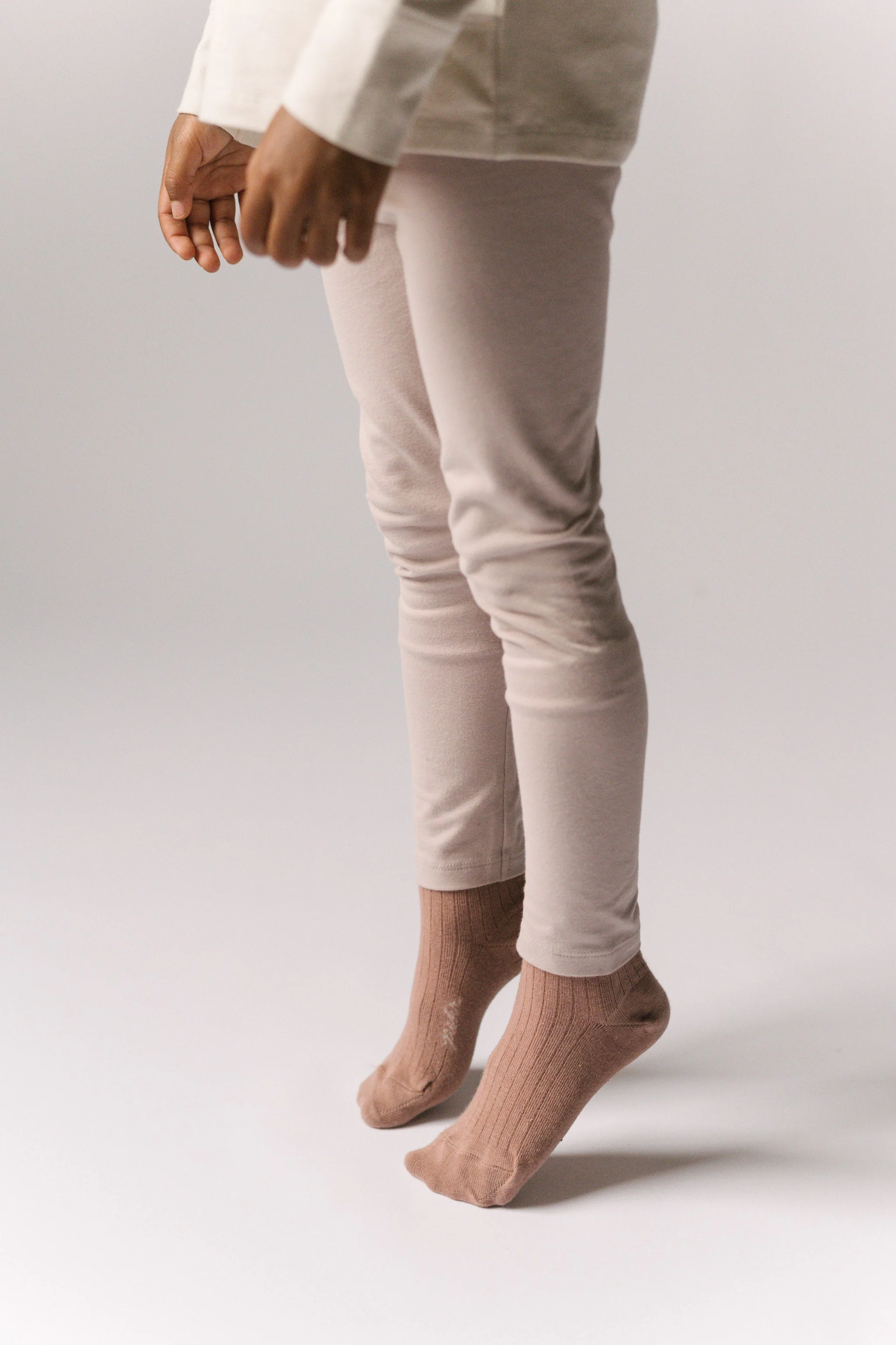 Essentials Kids Legging - Pale Pink - Image 2
