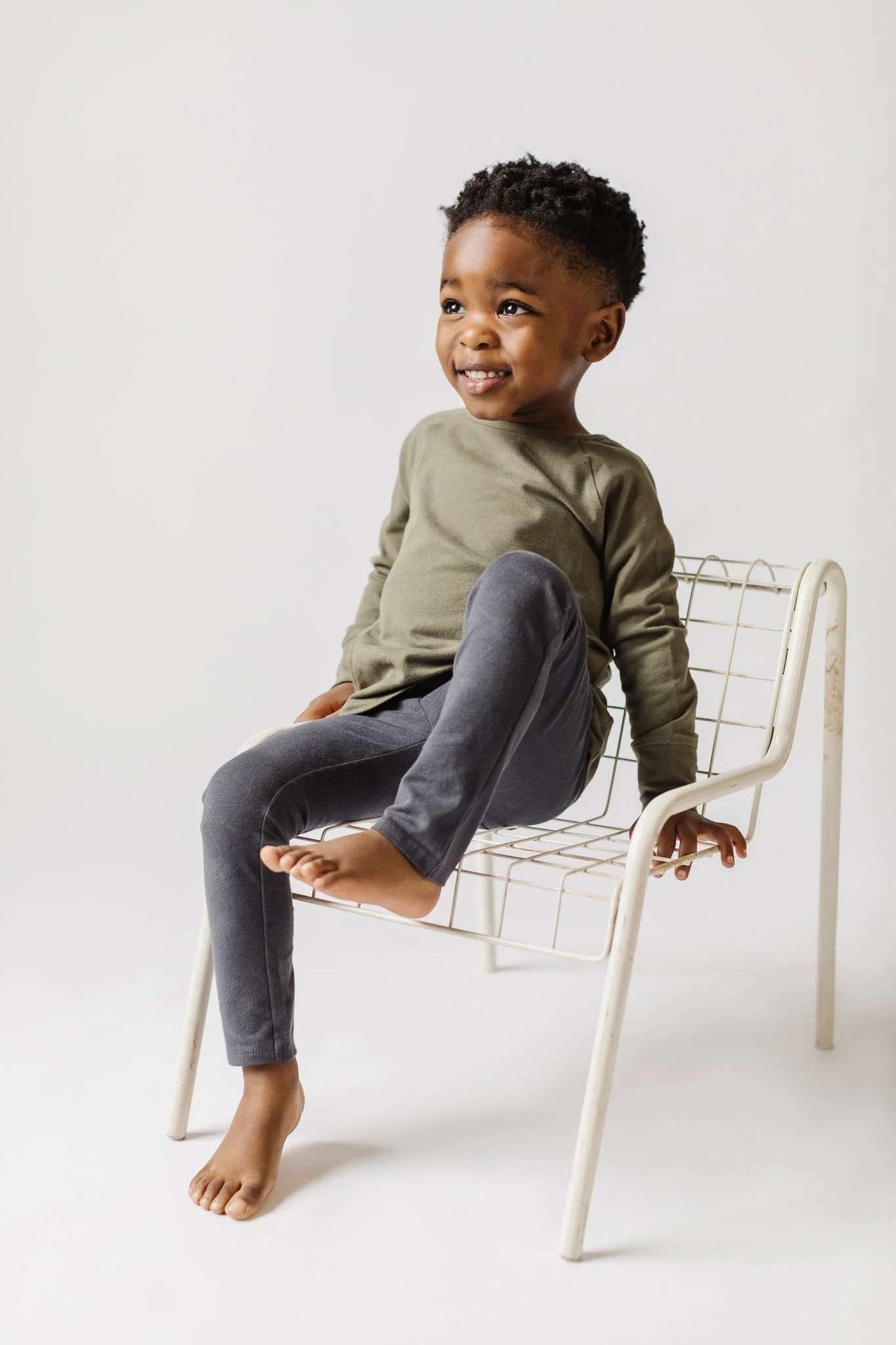 Essentials Top - Olive - Image 2