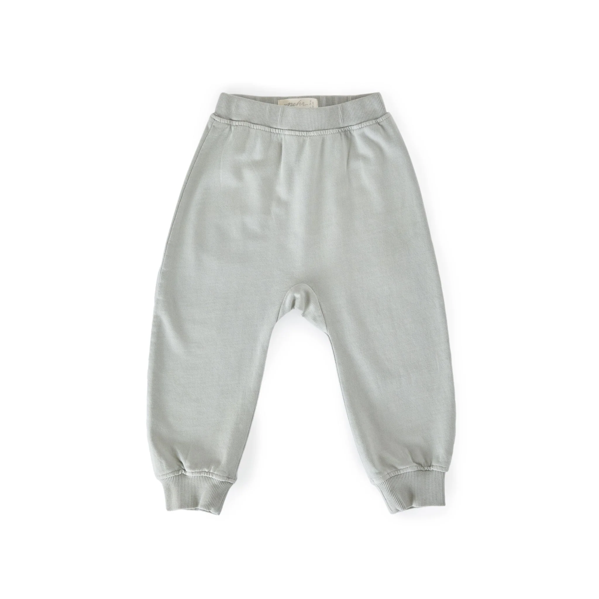 French Terry Harem Pant - Soft Sea