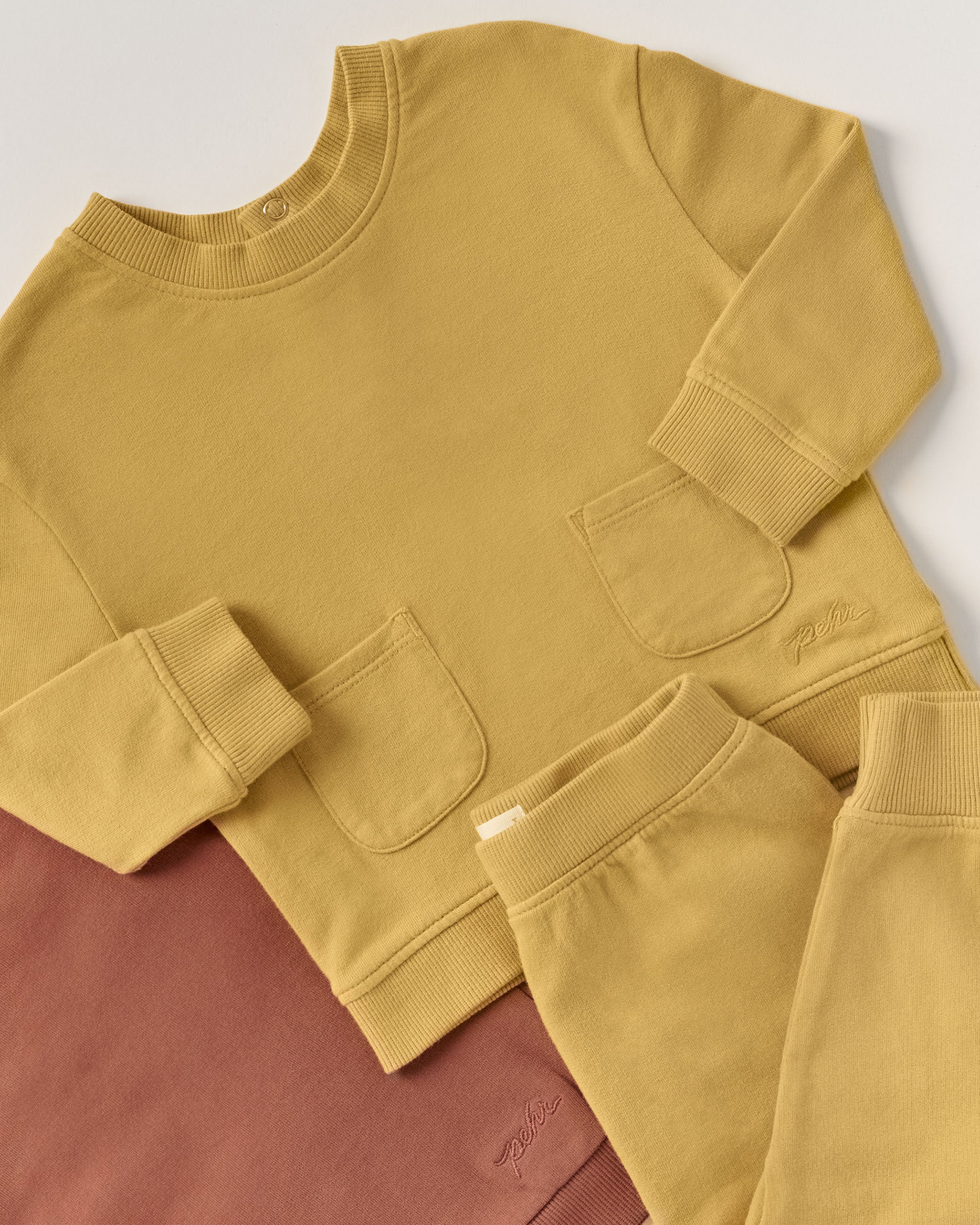 French Terry Pocket Sweatshirt - Dijon - Image 4