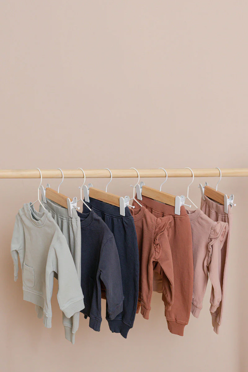 French Terry Baby Ruffle Sweatshirt - Clay - Image 5