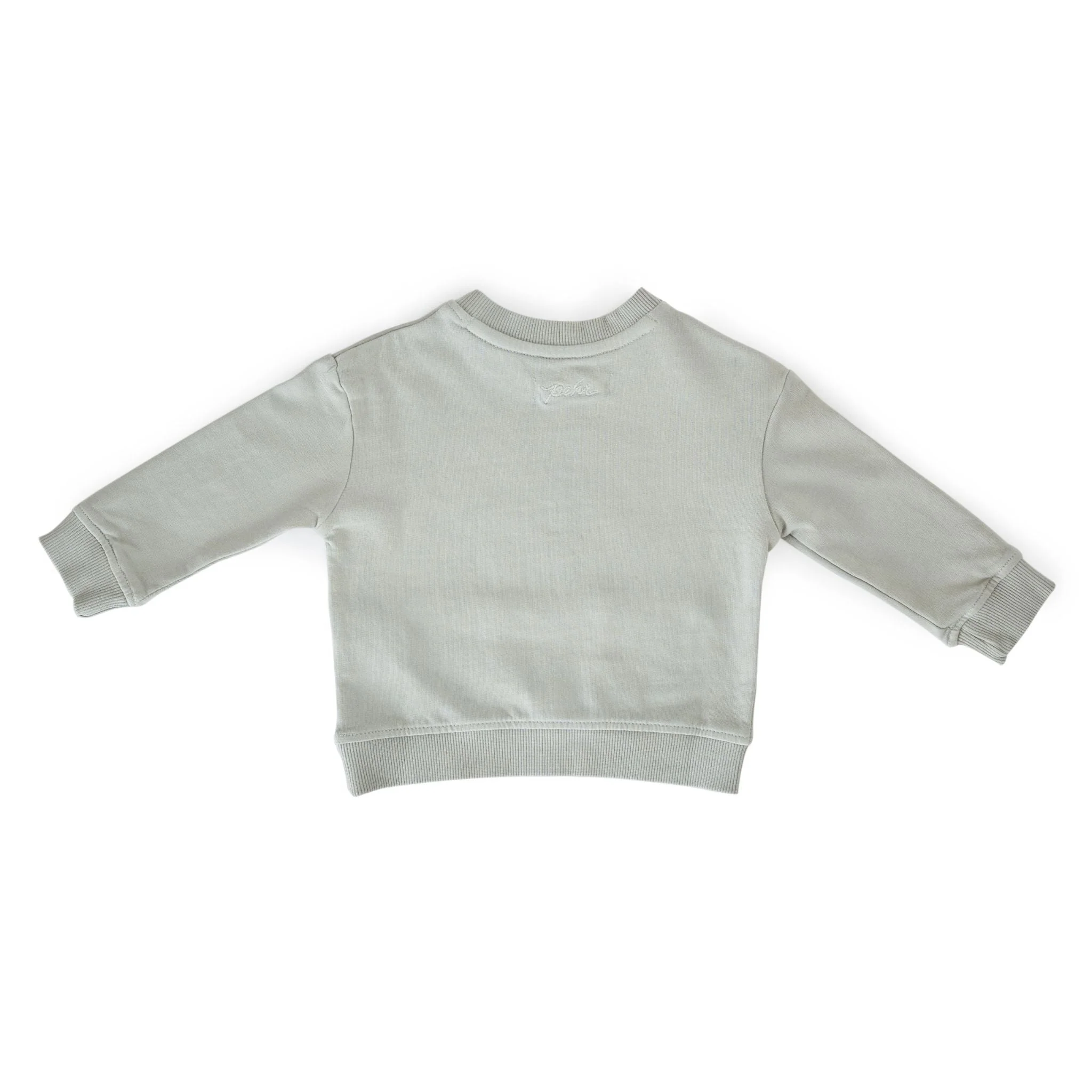 French Terry Shoulder Snap Sweatshirt - Soft Sea - Image 4