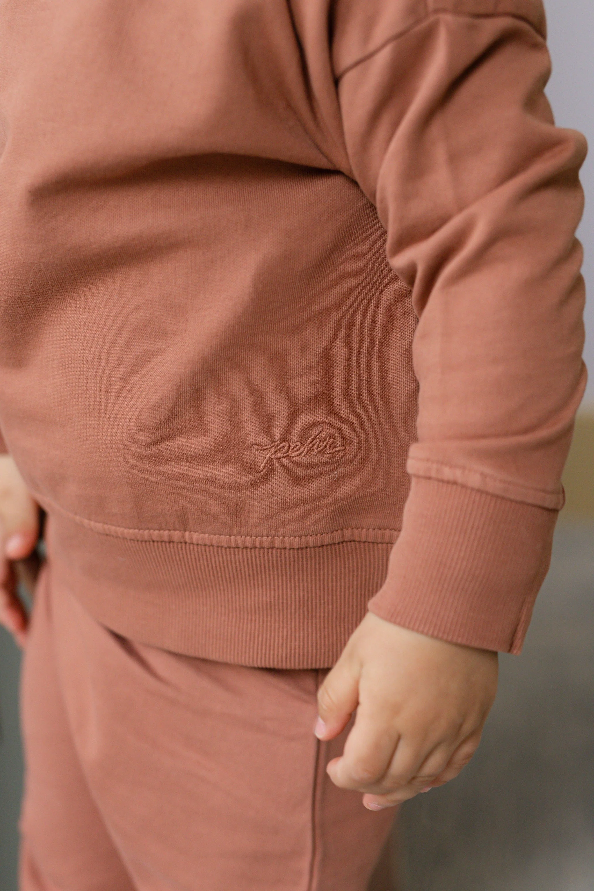 French Terry Toddler Sweatshirt - Clay - Image 3