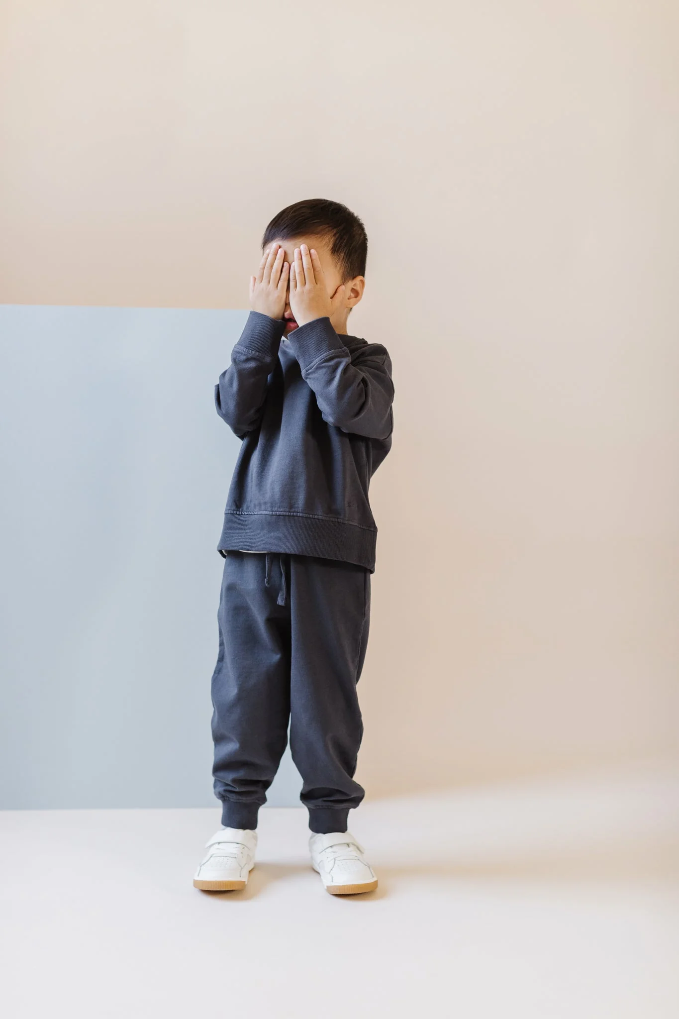 French Terry Toddler Sweatshirt - Ink Blue - Image 6