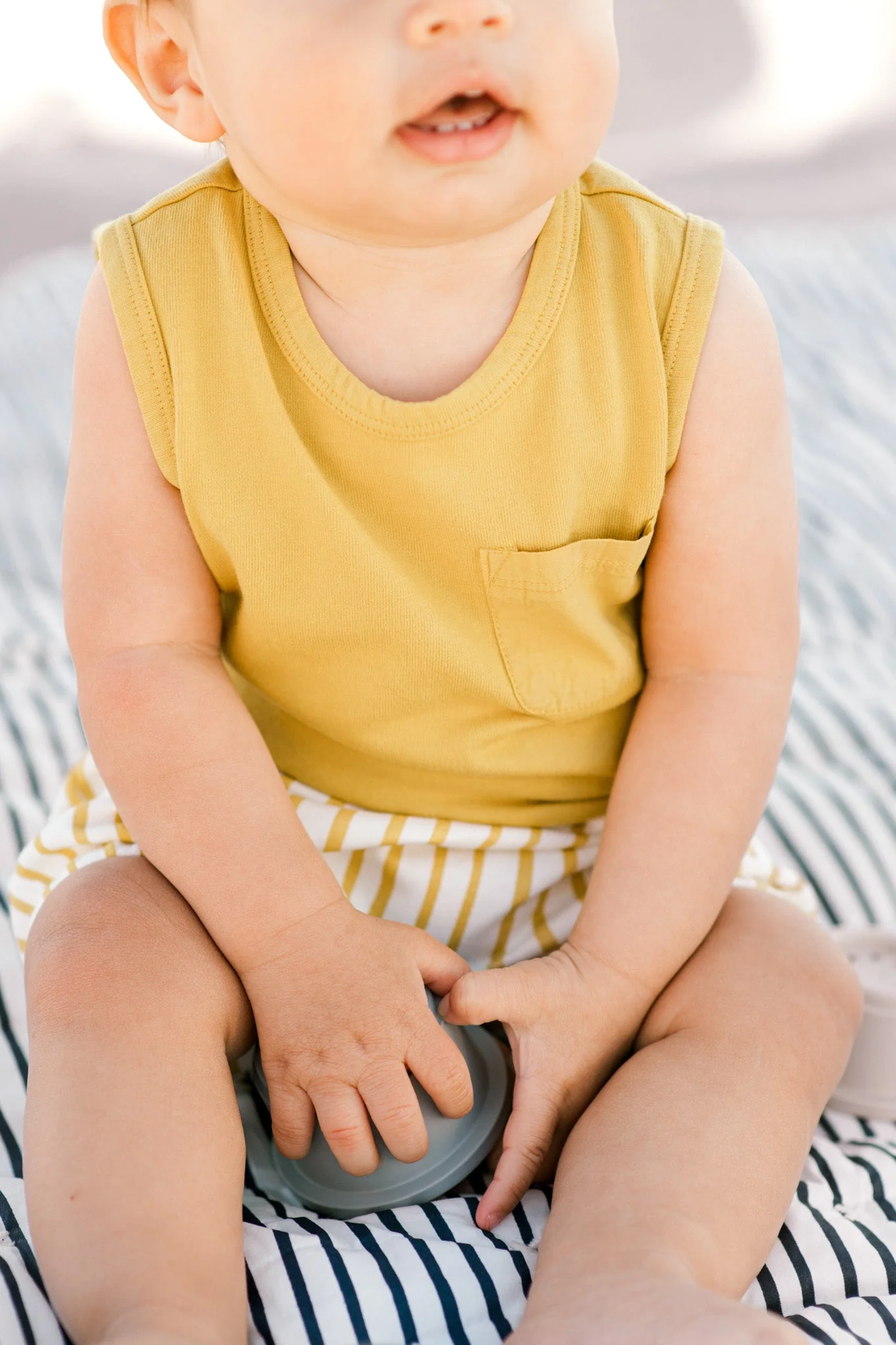 Garment Dye Tank One-Piece - Marigold - Image 4