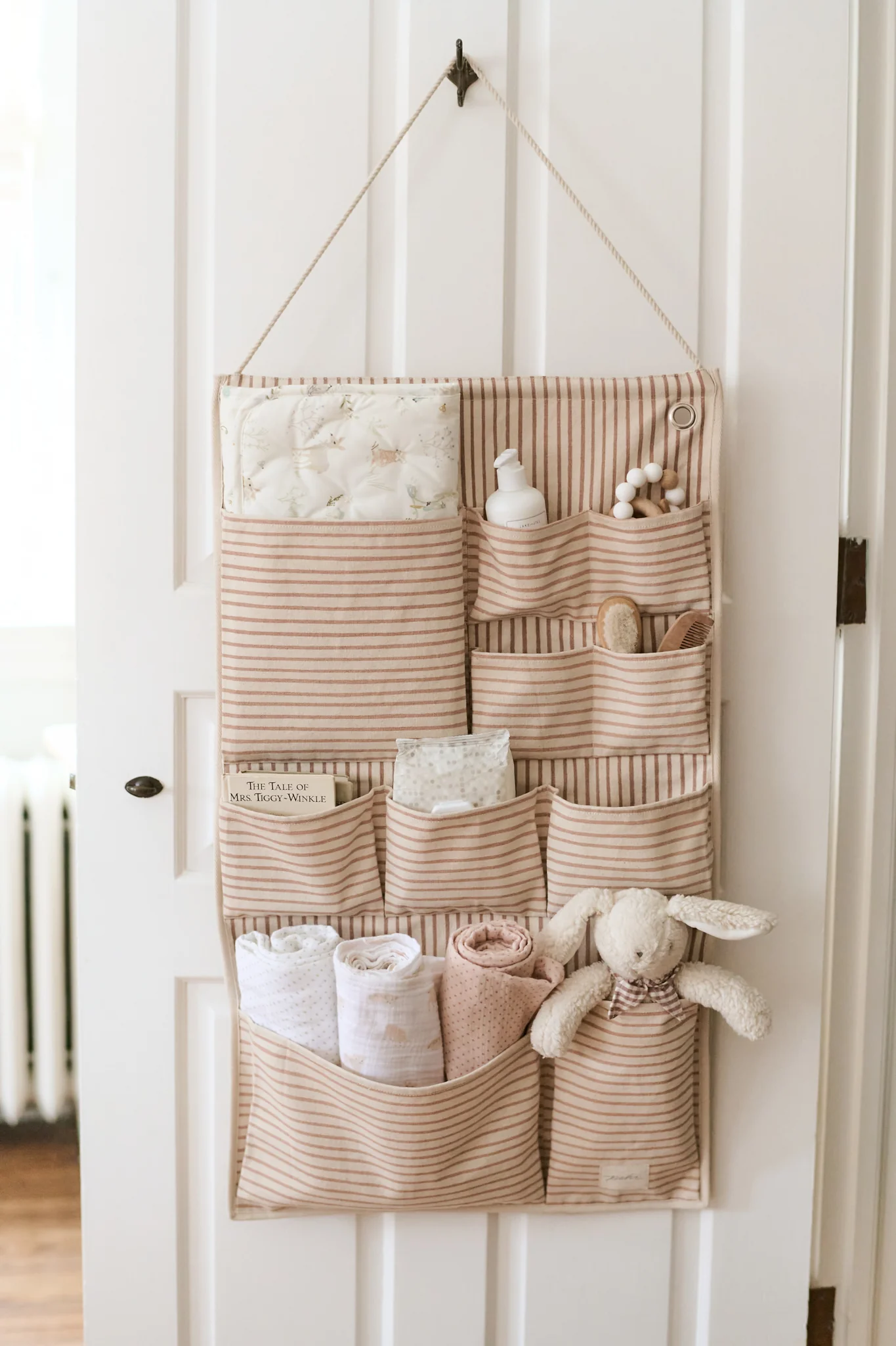 Hanging Wall Organizer - Stripes Away Peony - Image 2