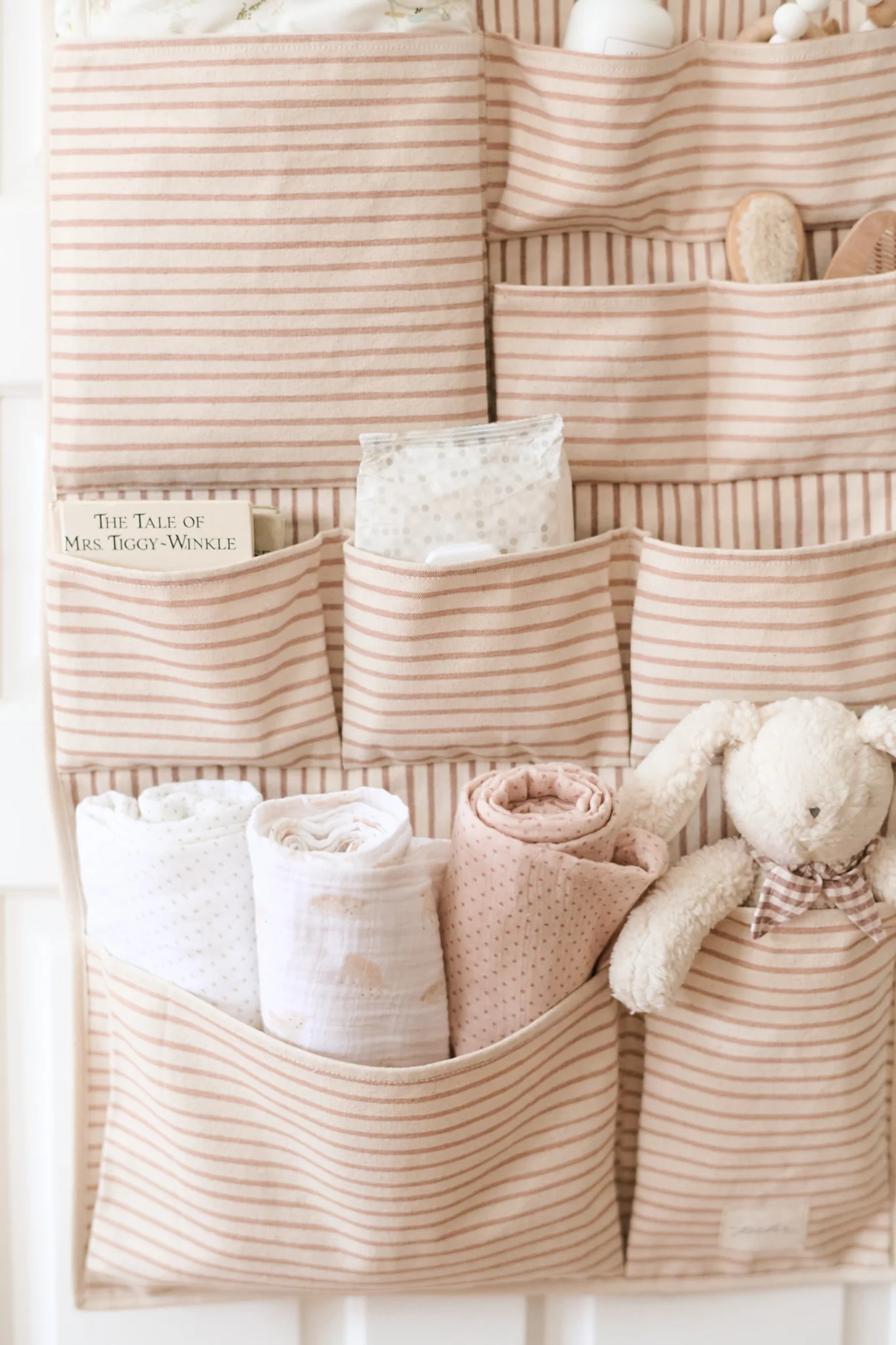 Hanging Wall Organizer - Stripes Away Peony - Image 3