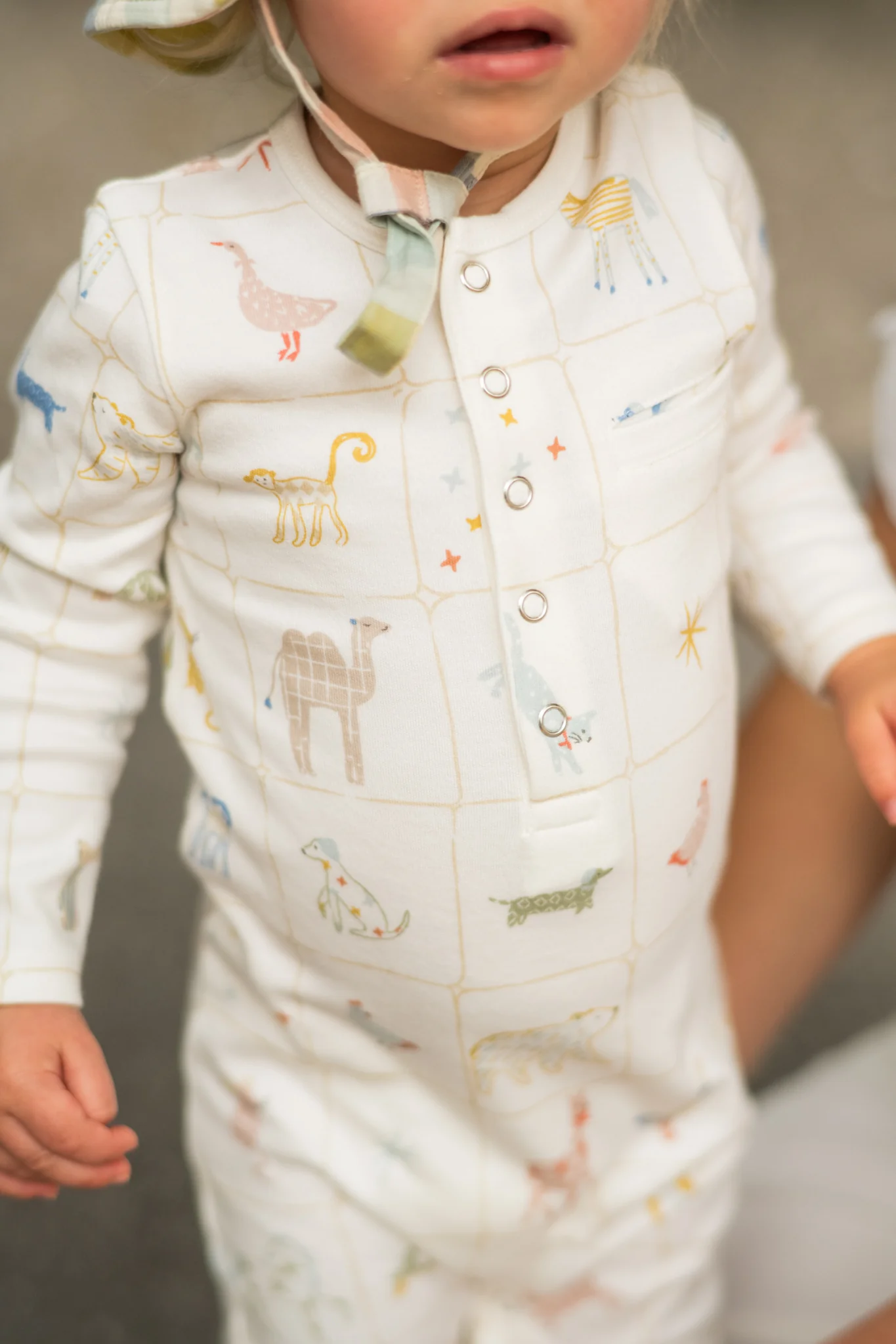 Henley Romper - Animal Shuffle - Image 2