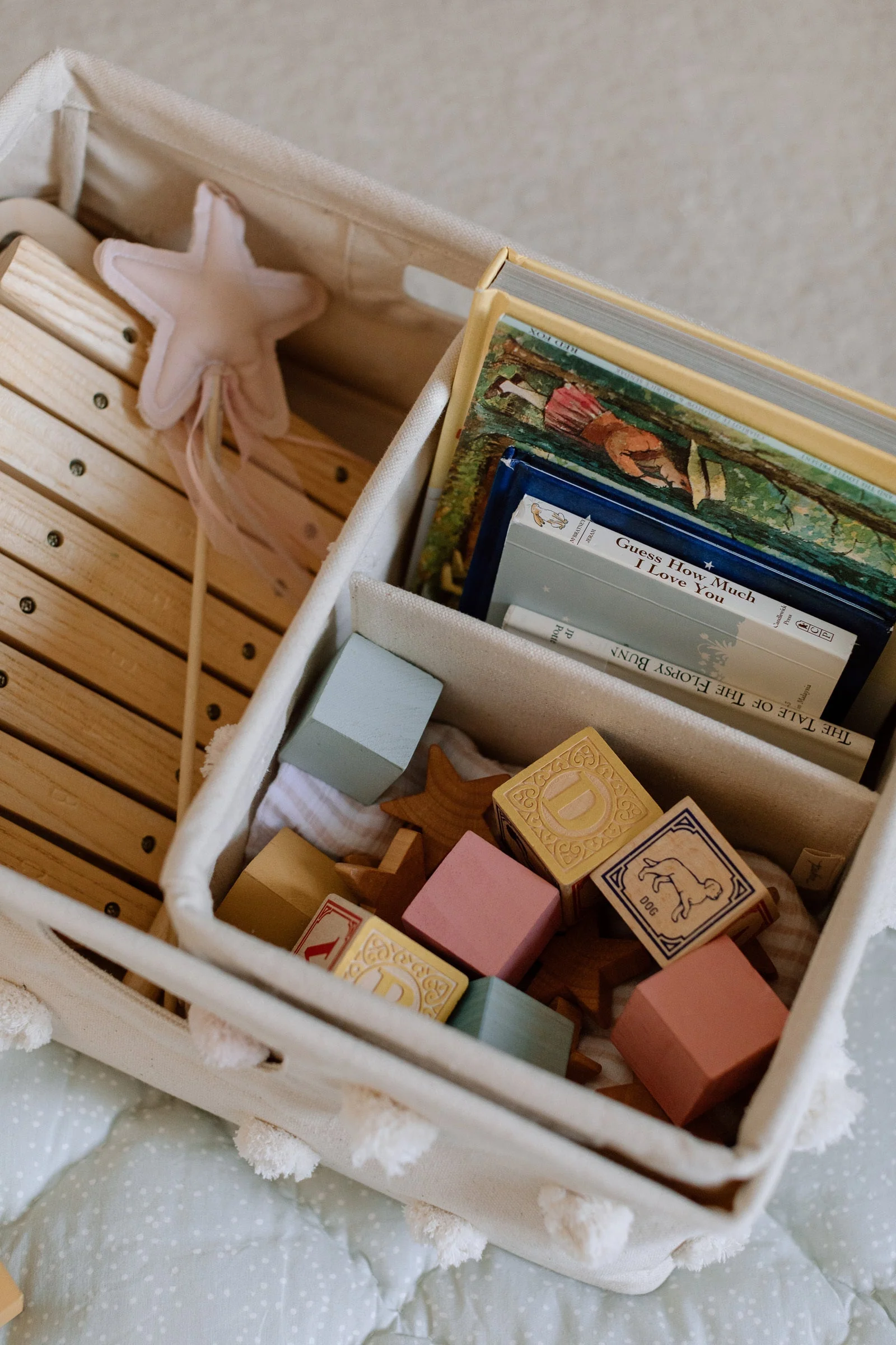 Pom Pom Hideaway Caddy Organizer - Natural - Image 3