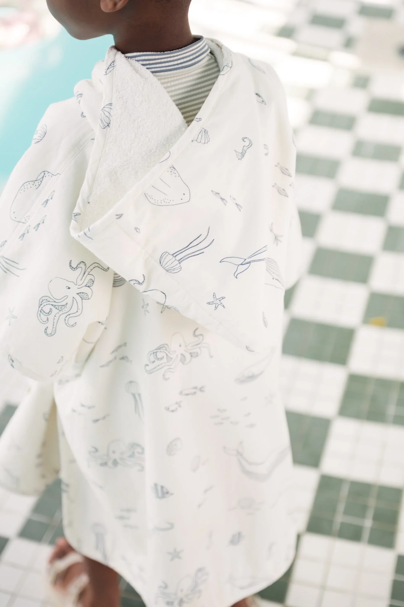 Hooded Poncho Towel - Life Aquatic - Image 12