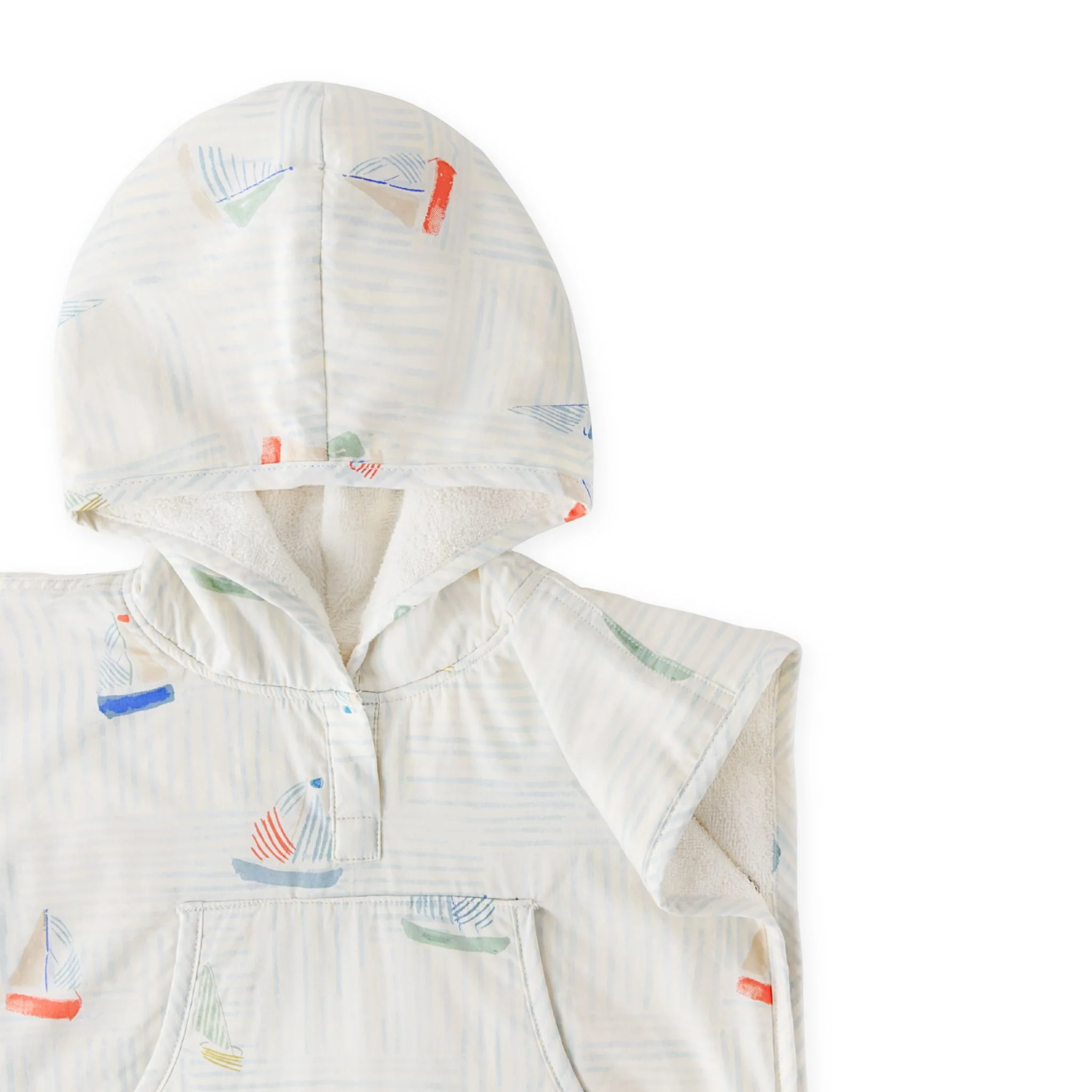 Hooded Poncho Towel - Set Sail