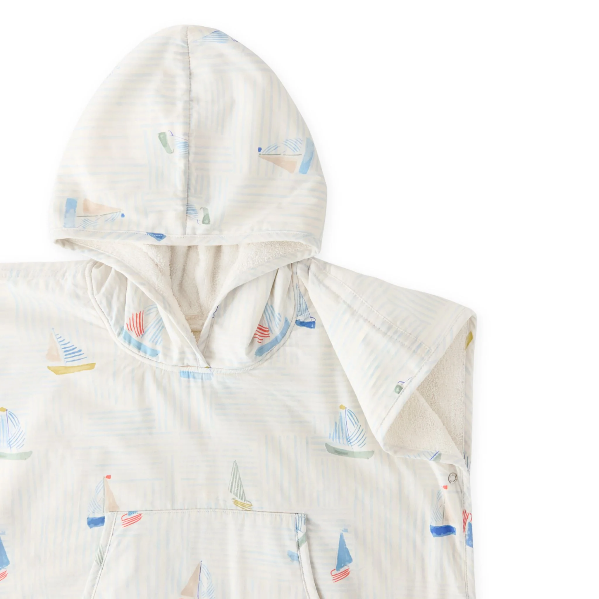 Hooded Poncho Towel - Set Sail - Image 6