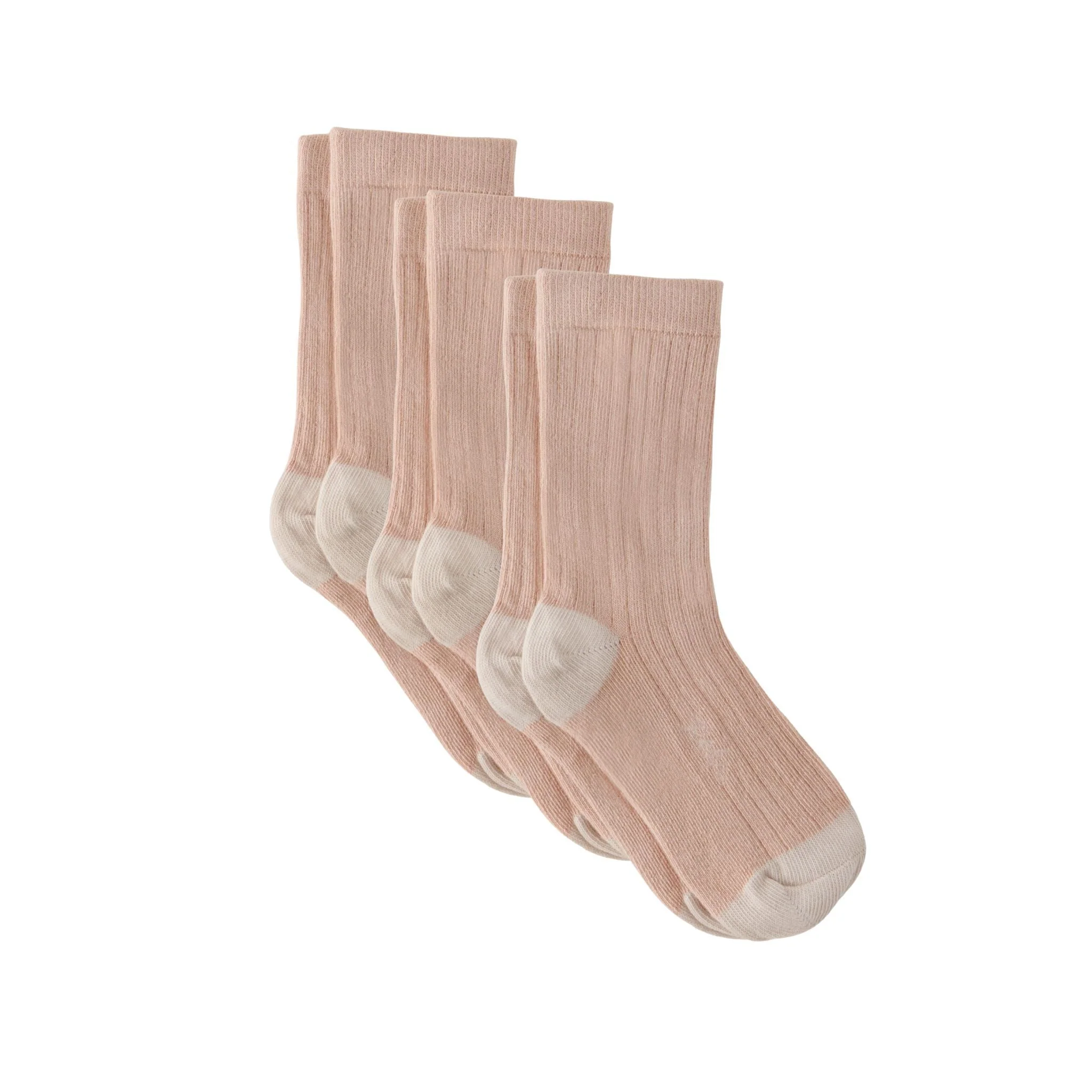 Kids Crew Socks 3 Pack - Blush