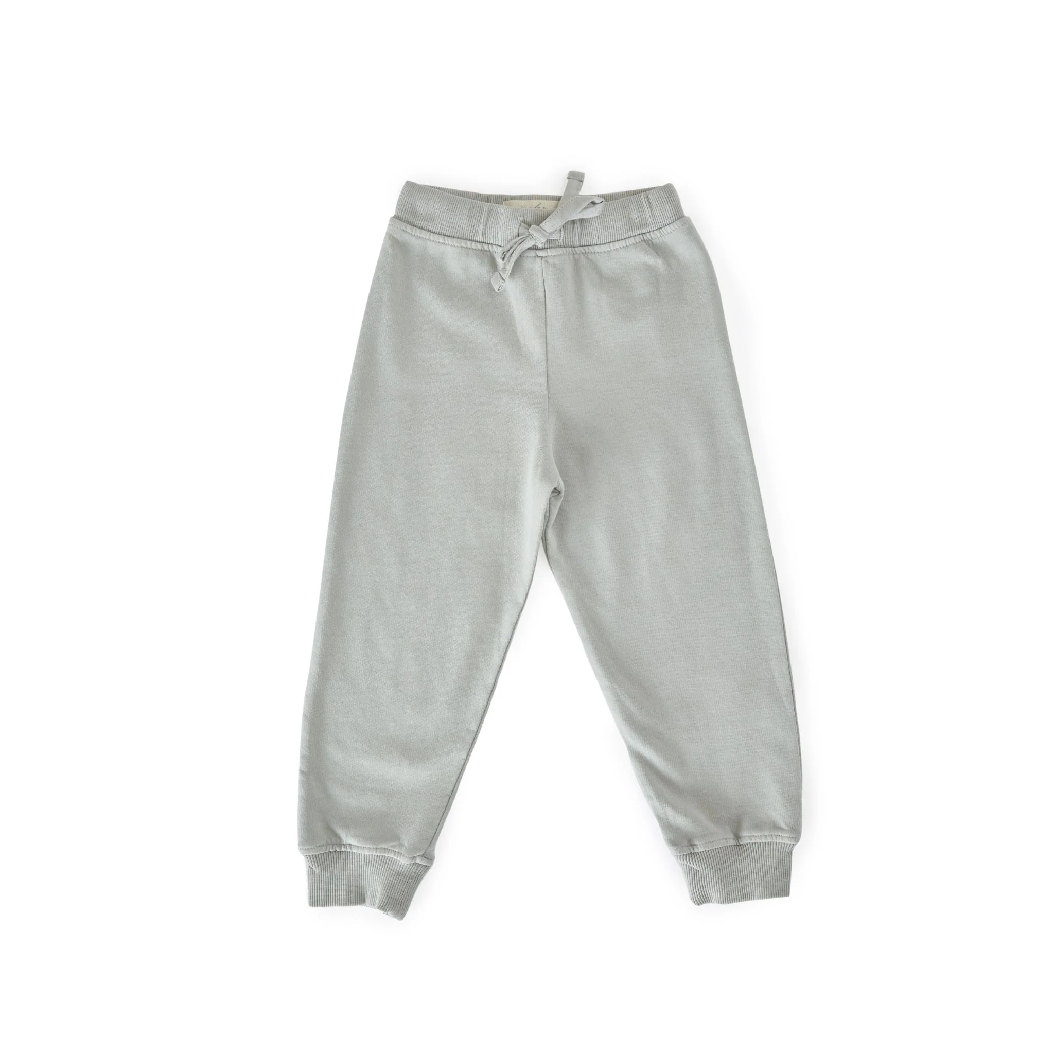 French Terry Kids Jogger - Soft Sea