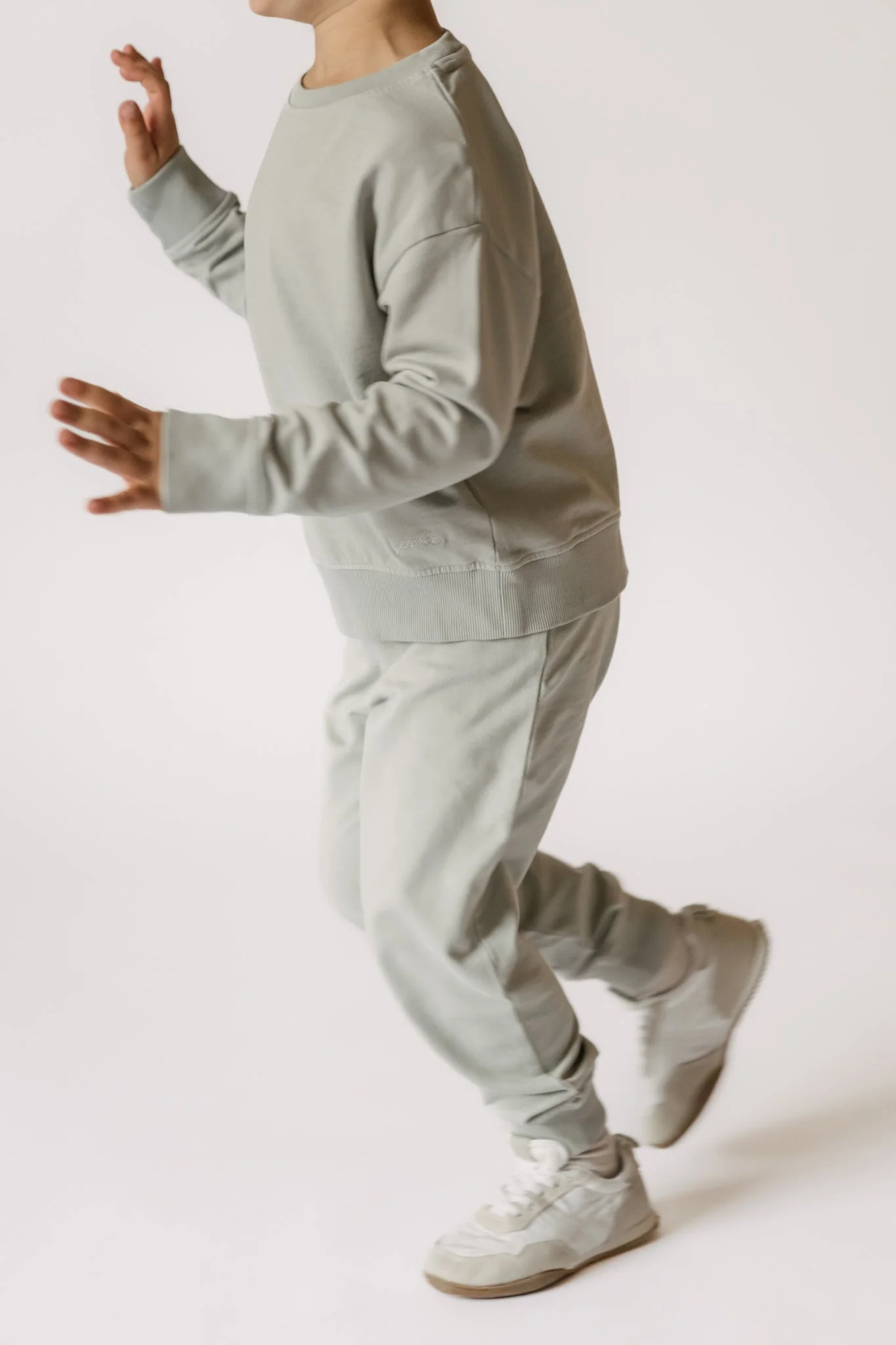 French Terry Kids Sweatshirt - Soft Sea - Image 3