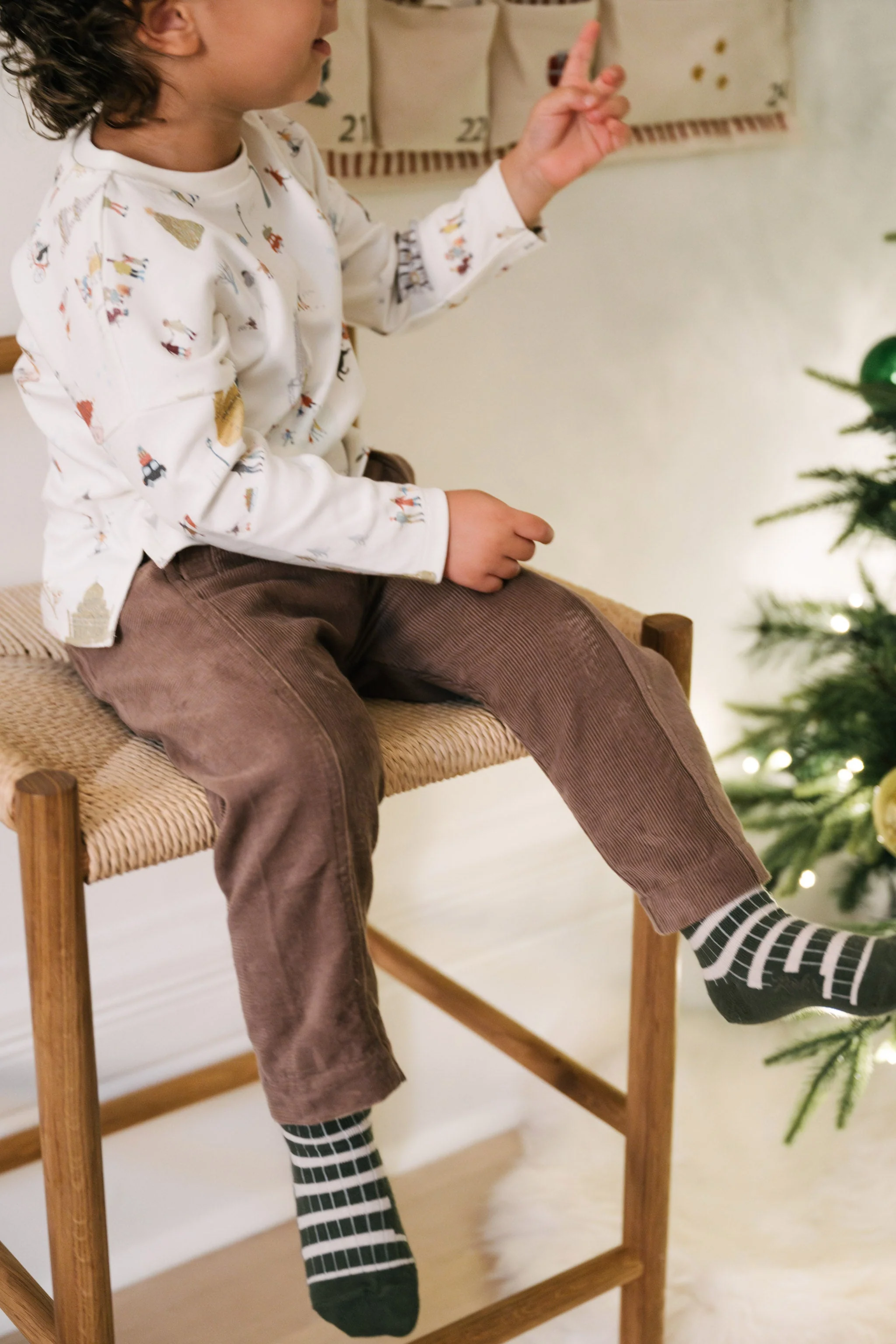 Kids Knee Length Socks 2-Pack - Juniper Combo - Image 2