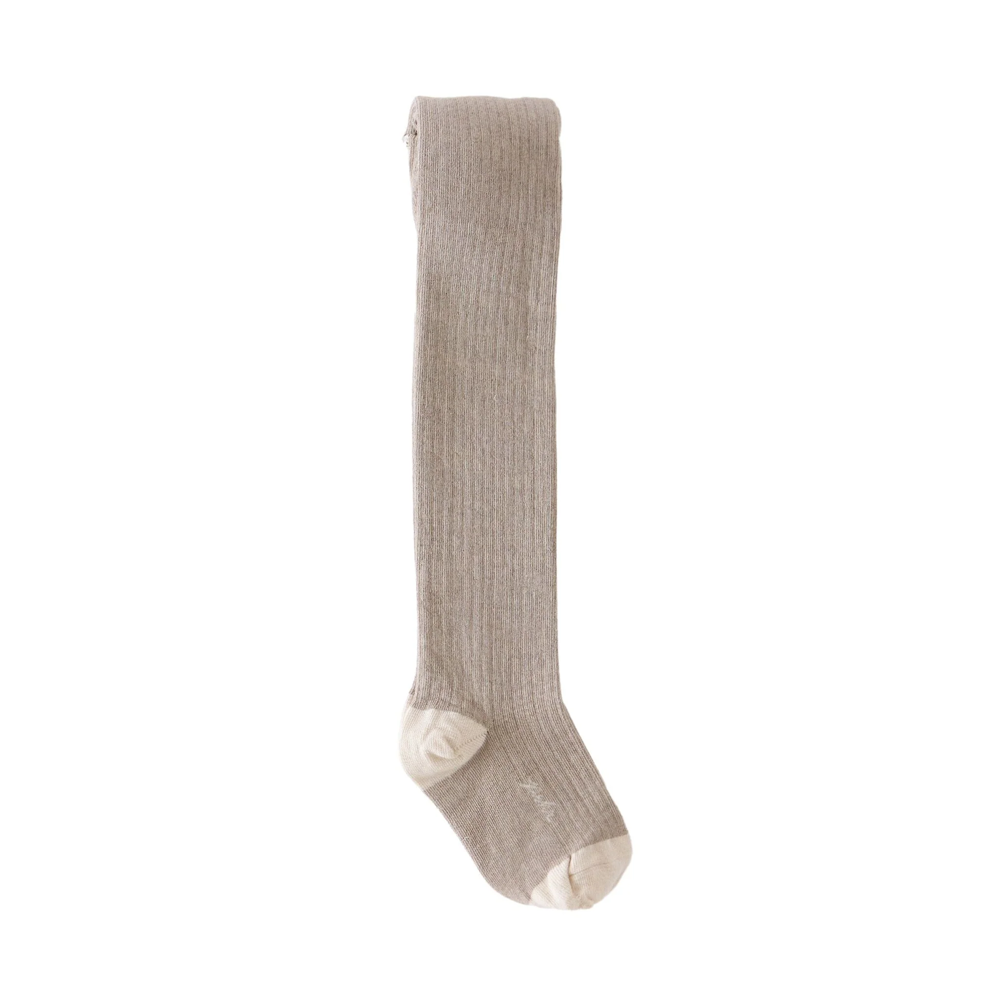 Ribbed Tights - Light Mushroom
