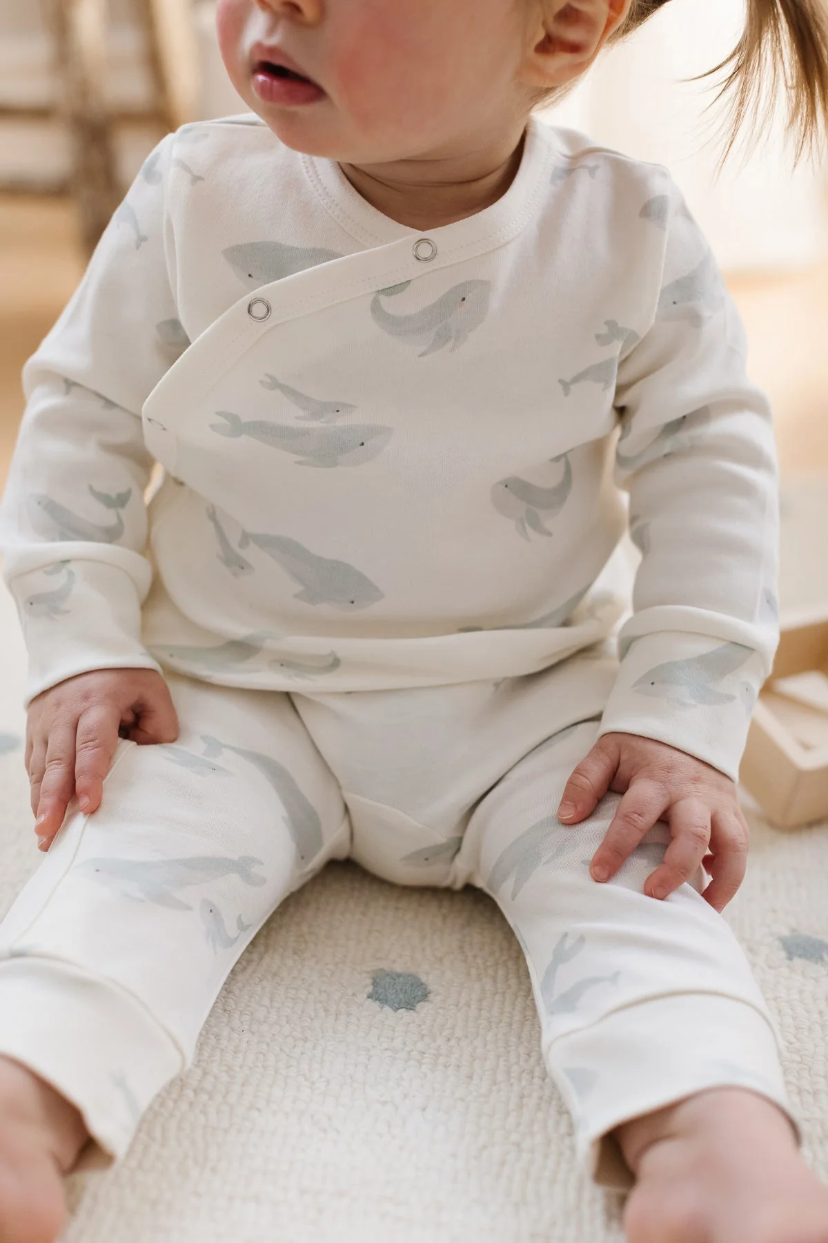 Kimono Romper - Follow Me Whale - Image 2