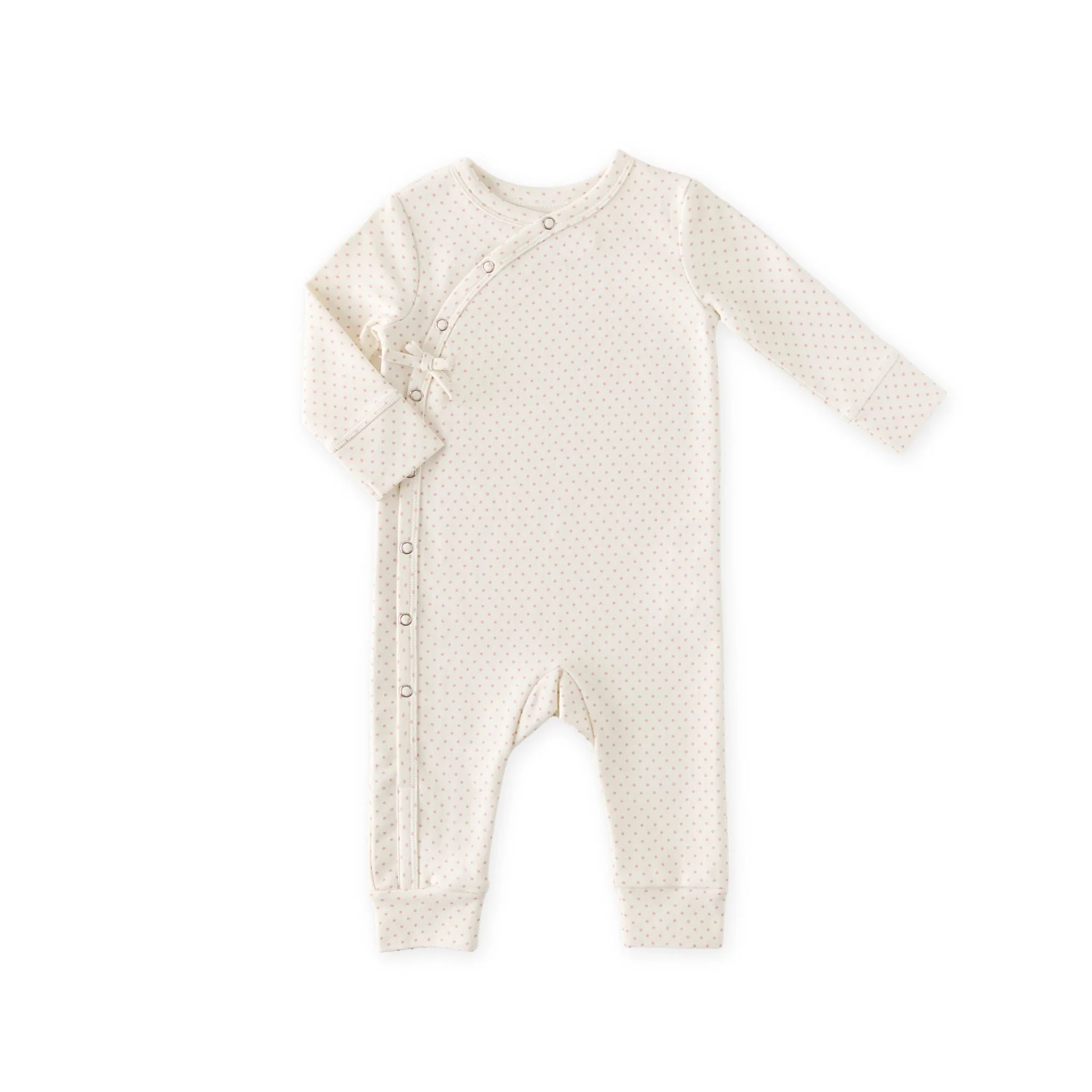 Kimono Romper - Pin Dot Peony - Image 10
