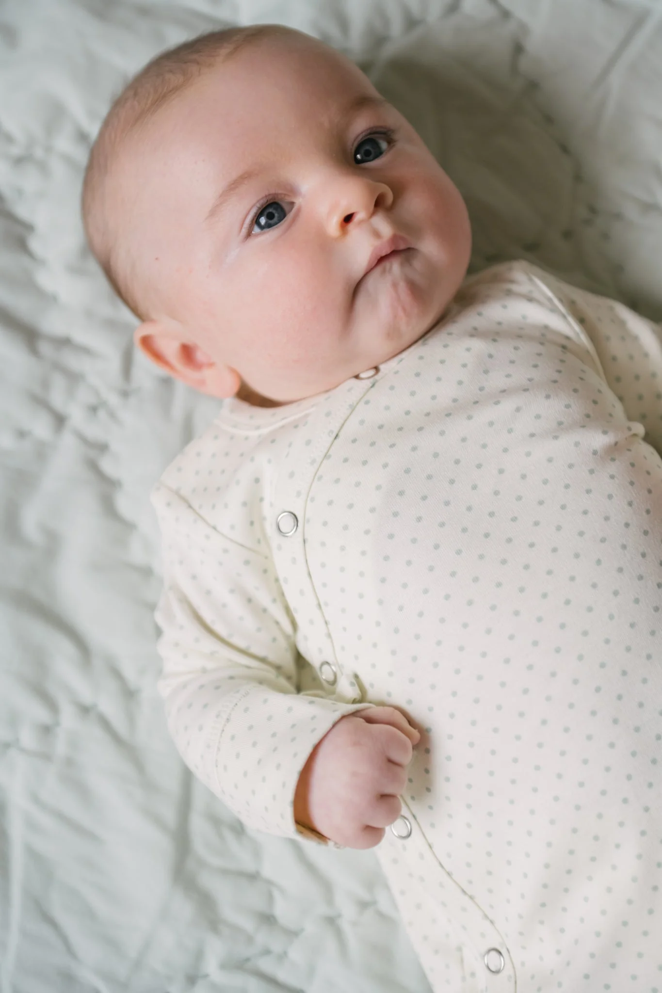 Kimono Romper - Pin Dot Sea - Image 6