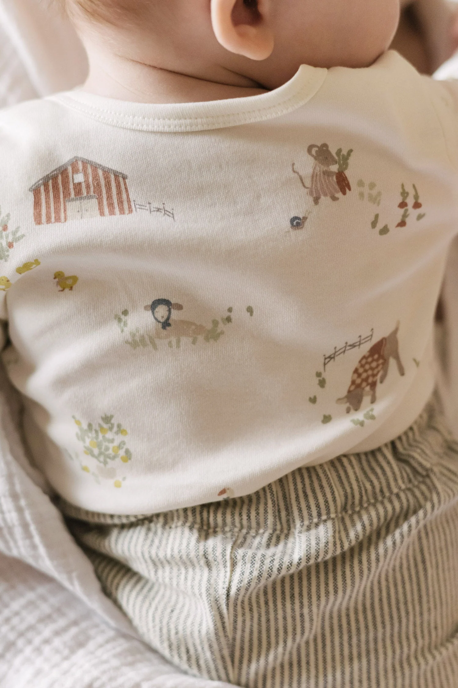 Lap Shoulder One-Piece - On the Farm - Image 2