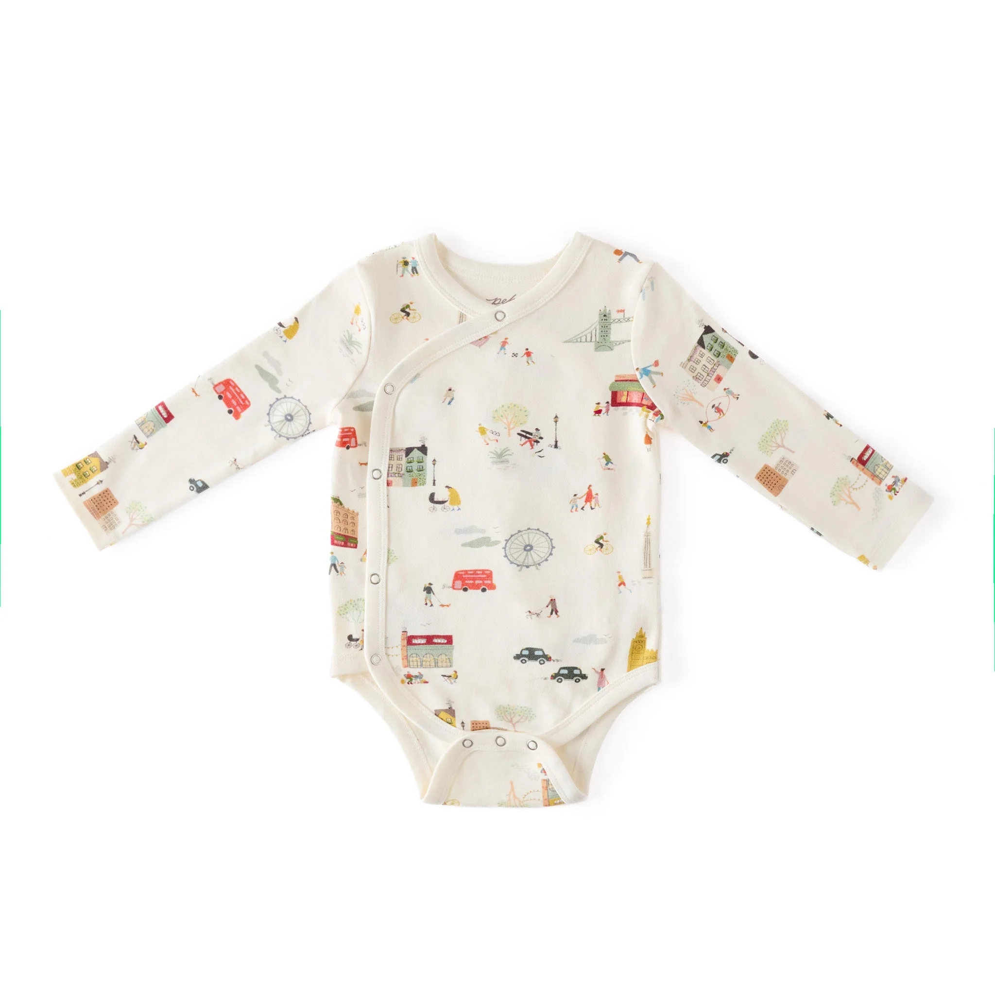 Long Sleeve Kimono One-Piece - Explore London