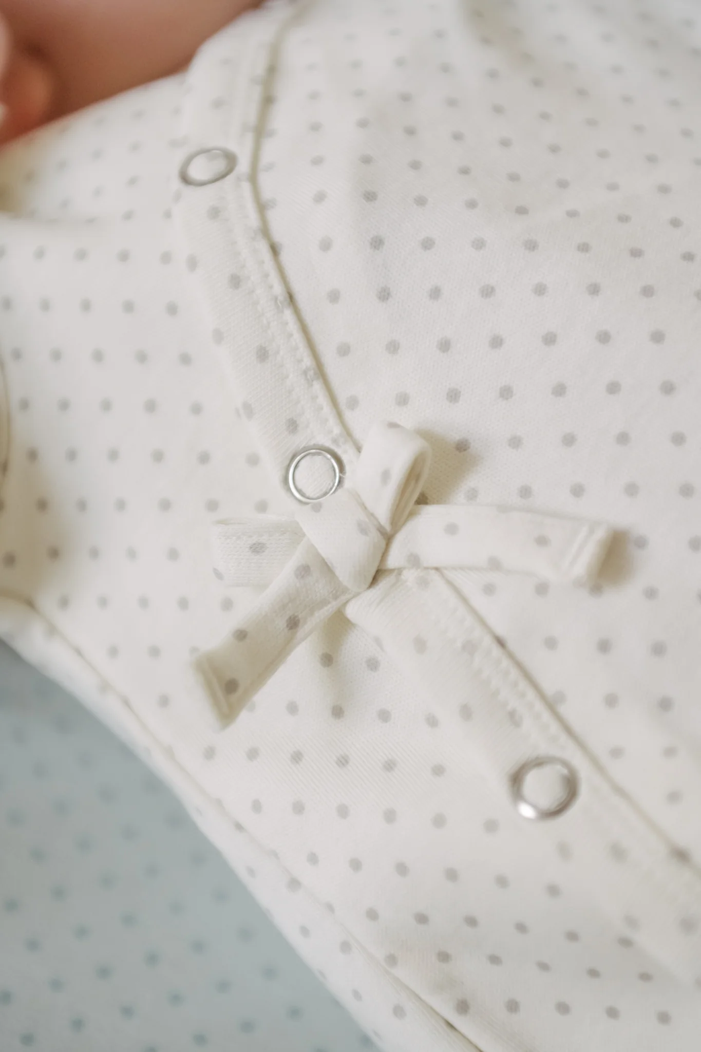 Kimono One-Piece - Pin Dot Pebble - Image 2