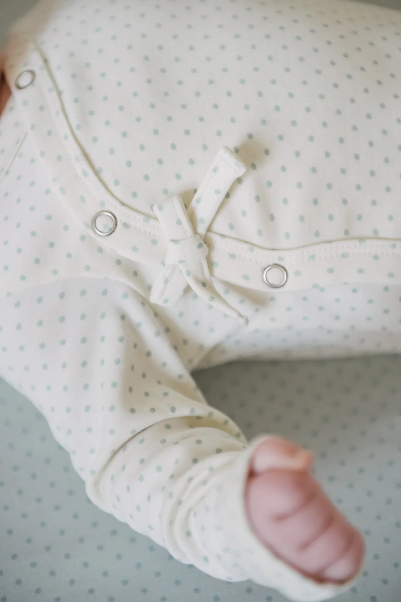 Kimono One-Piece - Pin Dot Sea - Image 2