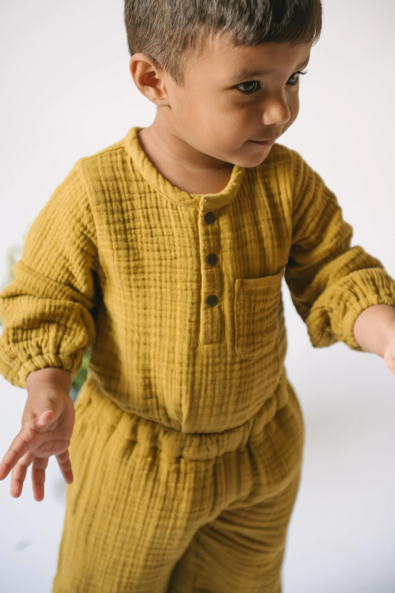 Muslin One Piece - Dijon - Image 2
