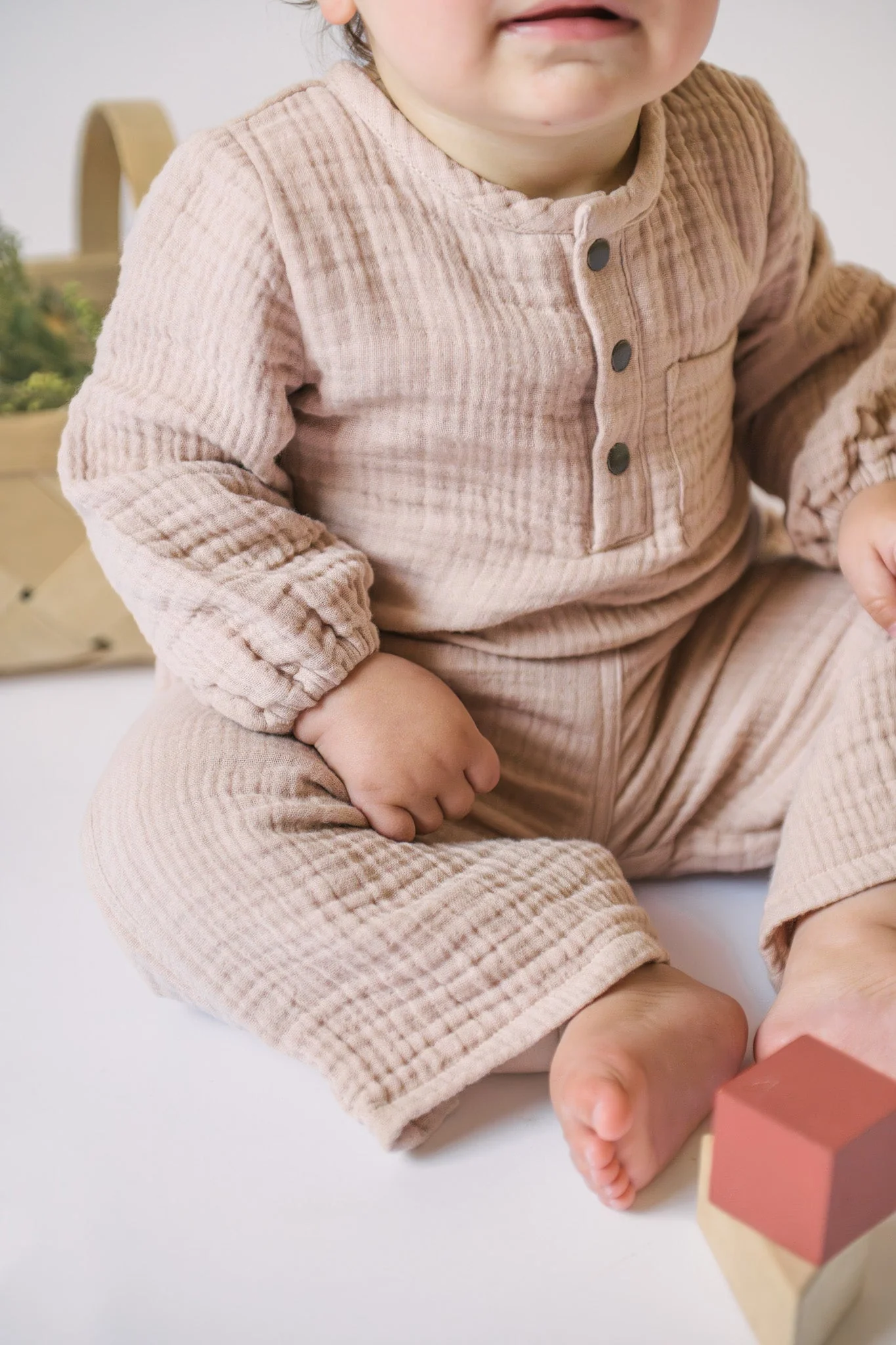 Muslin One Piece - Fawn - Image 2
