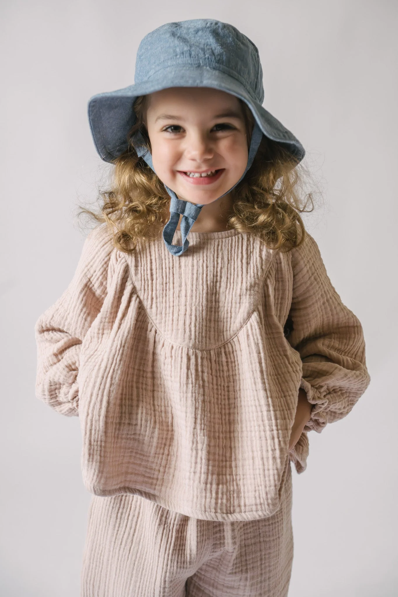 Muslin Twirl Toddler Top - Fawn - Image 5